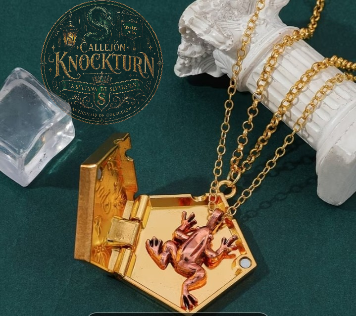 Colgante Chocolate Frog dorado - miniatura 2