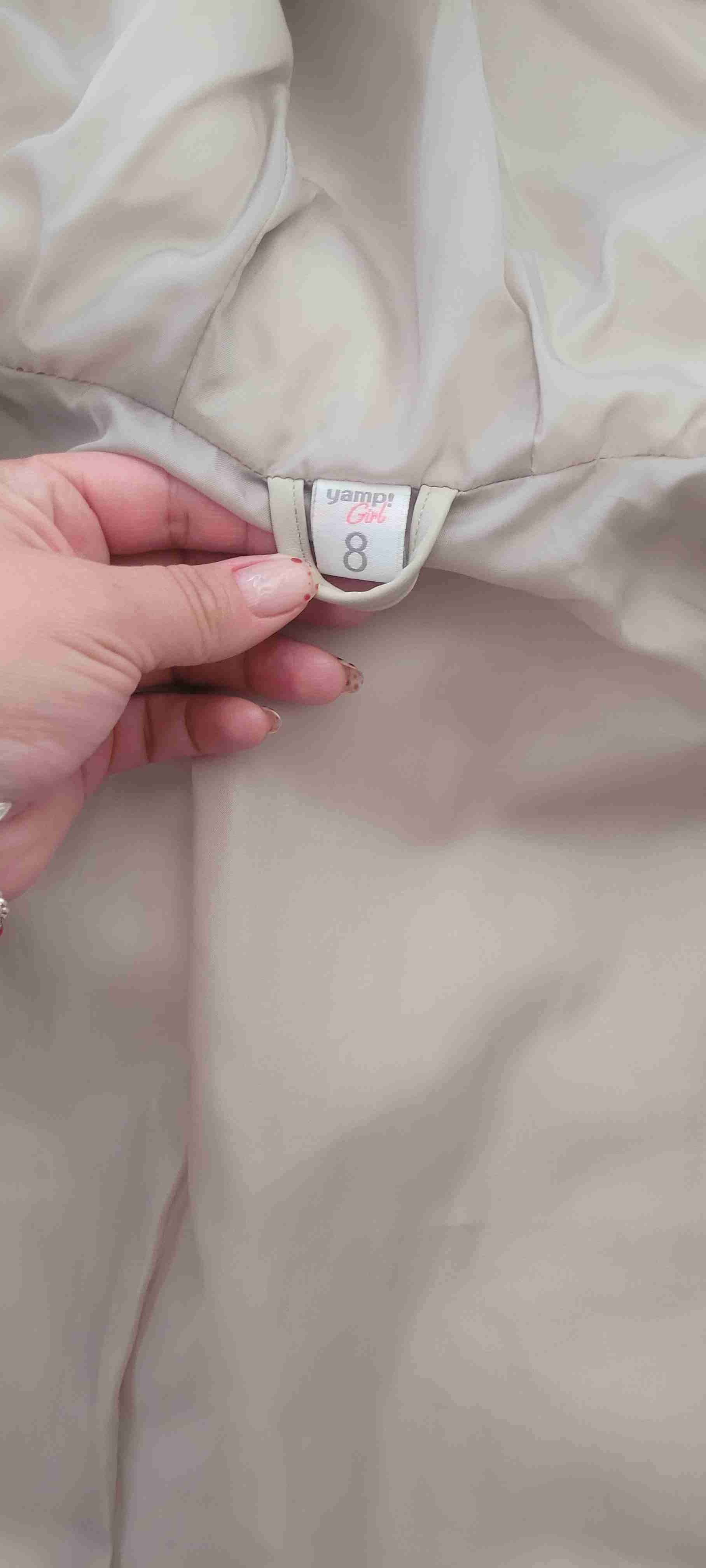 Parka para niña efecto cuero - miniatura 2