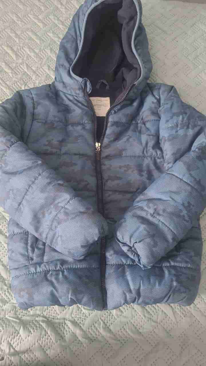 Chaqueta acolchada azul para niño - miniatura 1