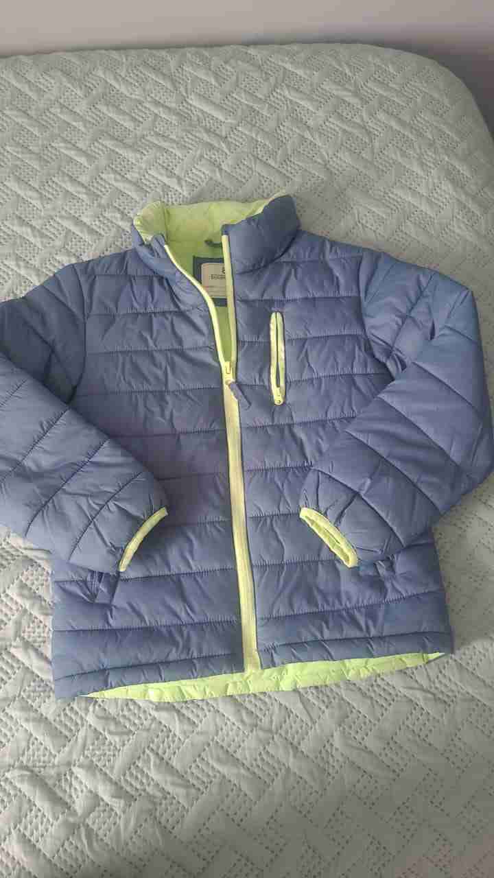 Chaqueta acolchada azul para niño - miniatura 2