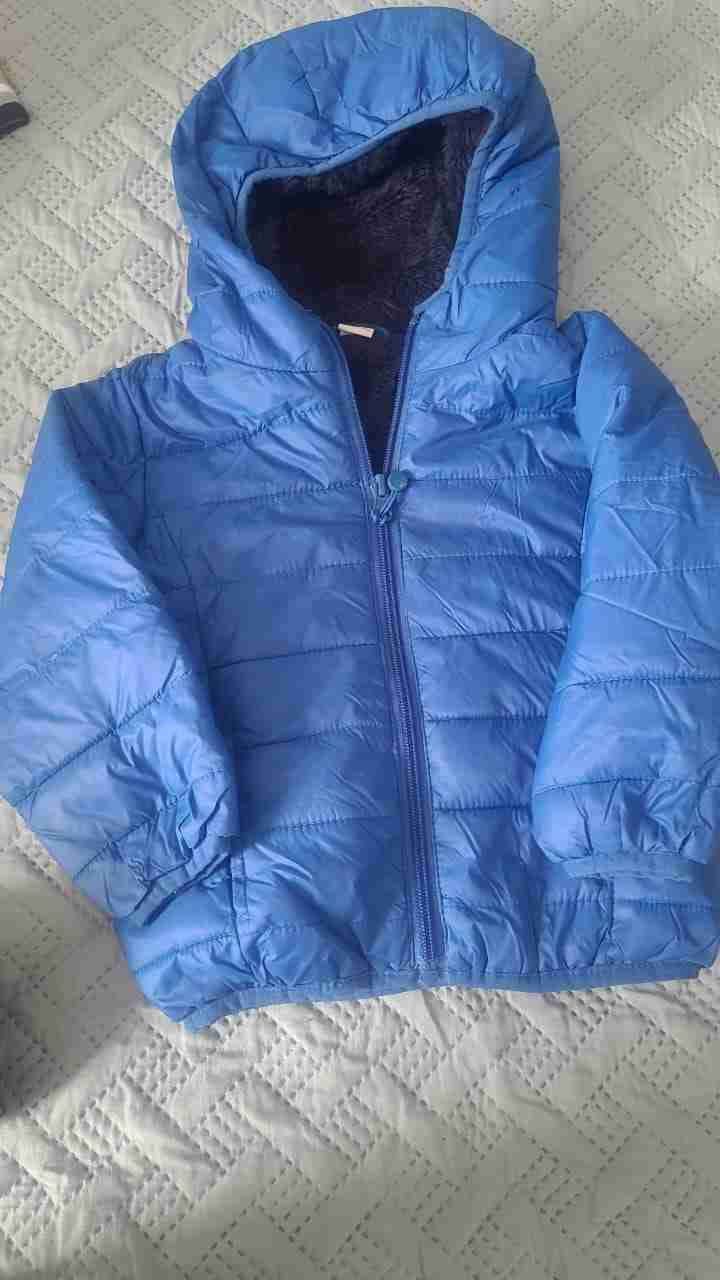 Chaqueta acolchada azul para niño - miniatura 5