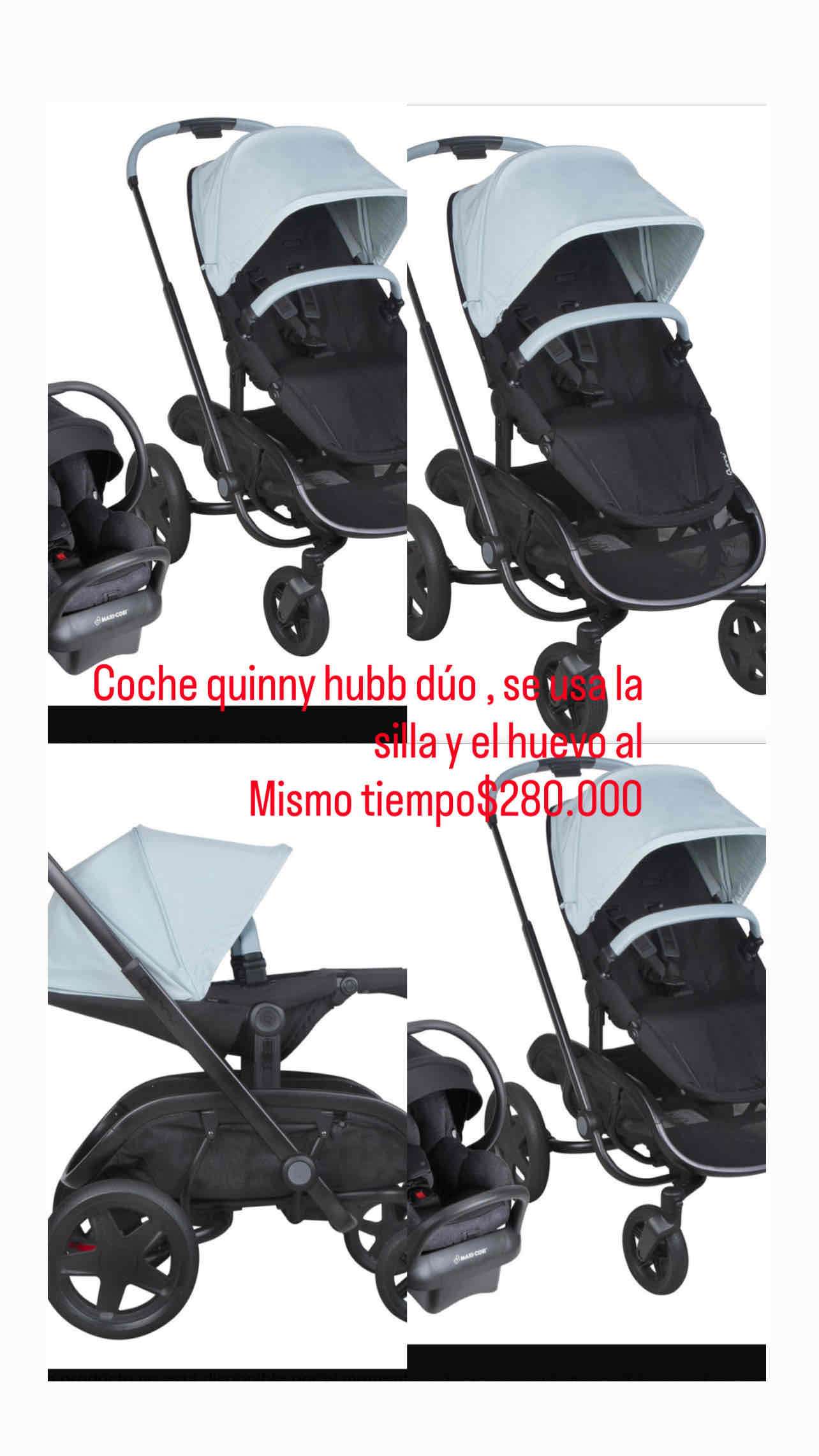 Coche de bebé Quinny negro - miniatura 4