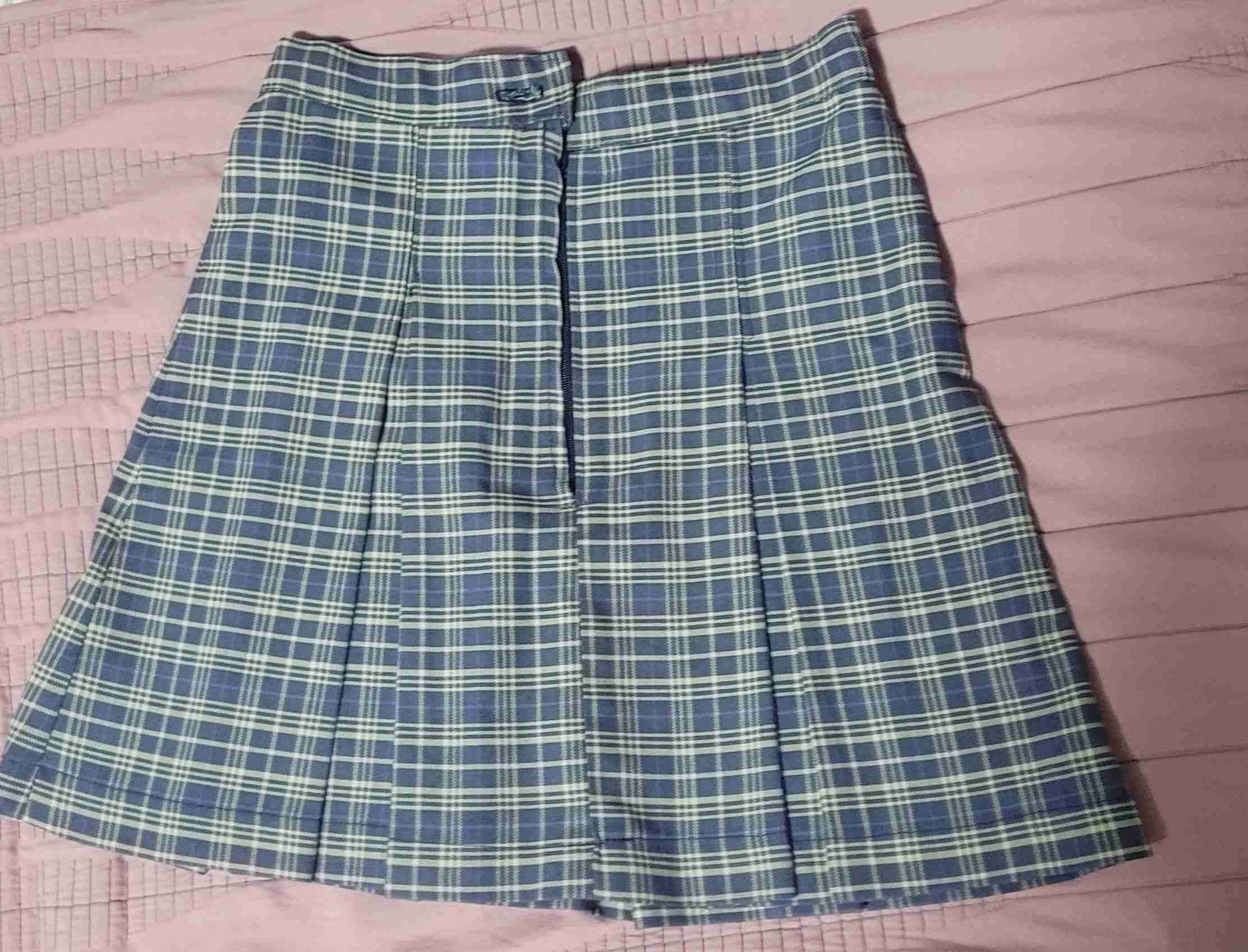 Falda escocesa azul - miniatura 1
