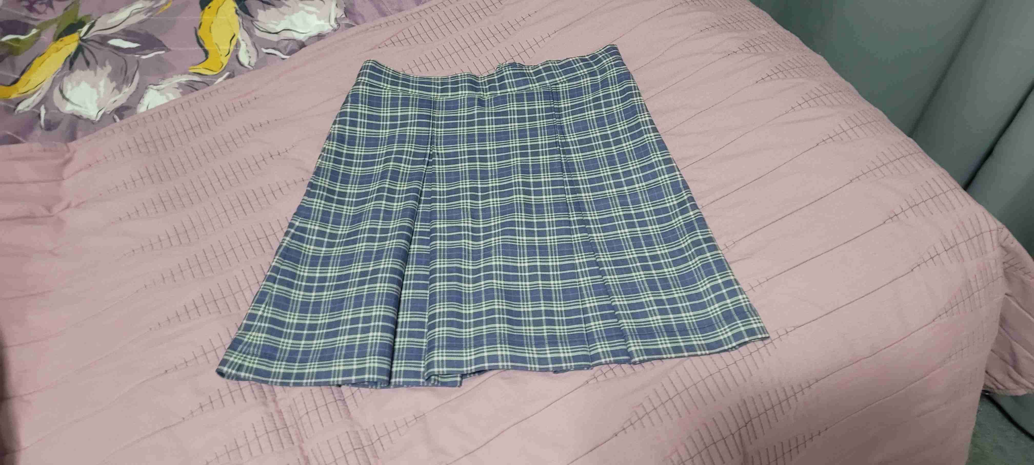 Falda escocesa azul - miniatura 3