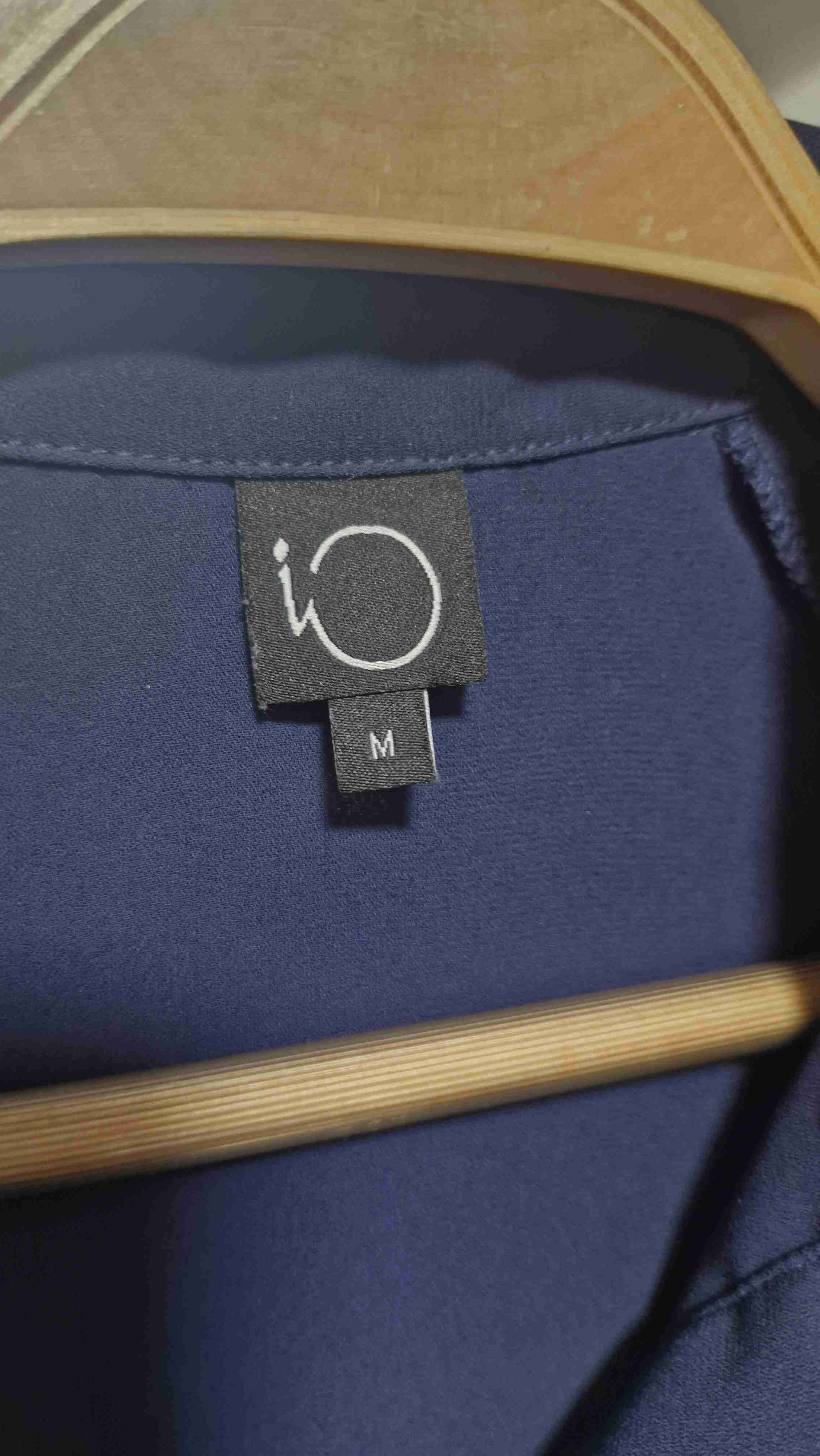 Blusa azul con apliques iO - miniatura 2