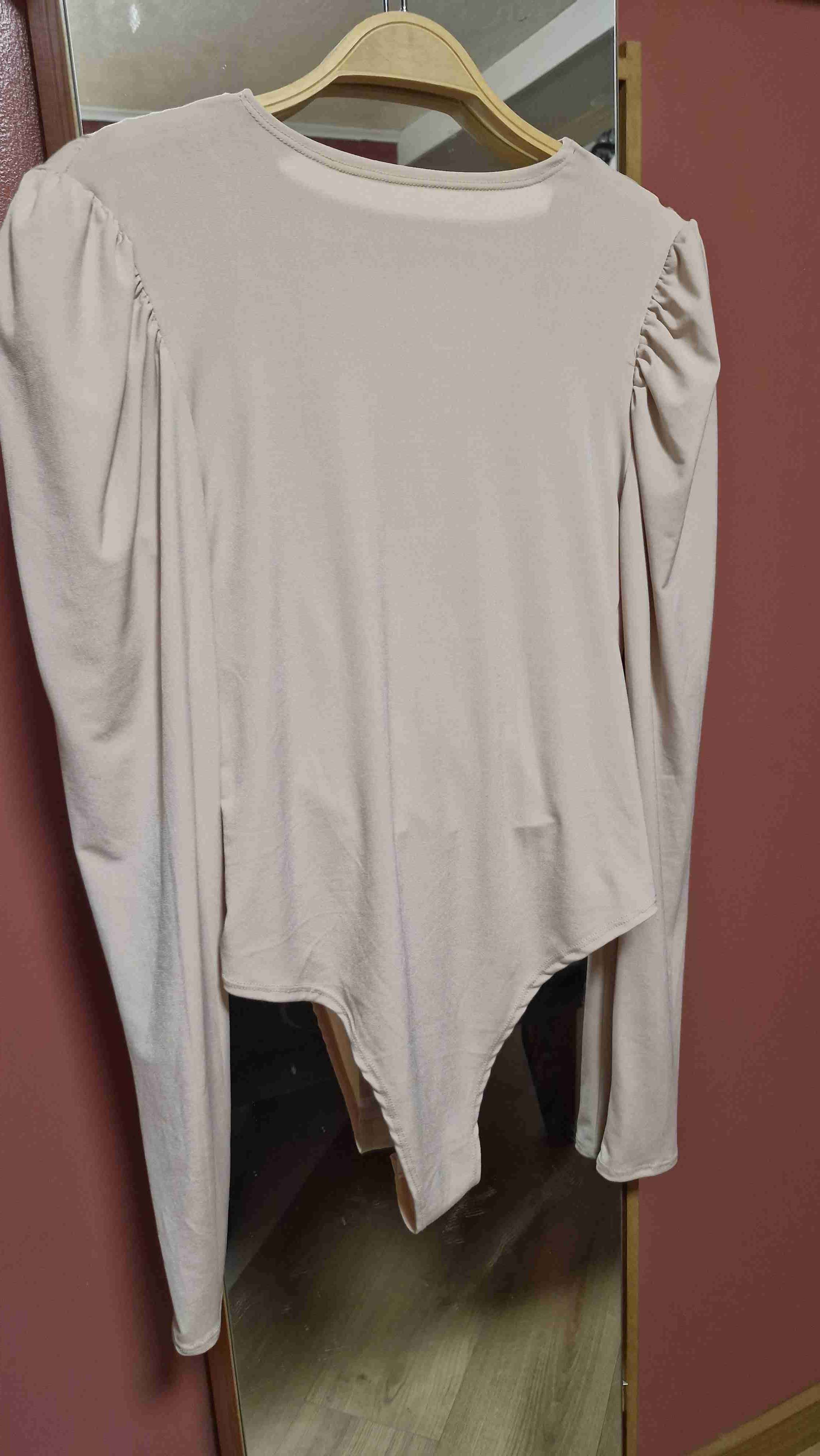 Body beige manga larga - miniatura 2