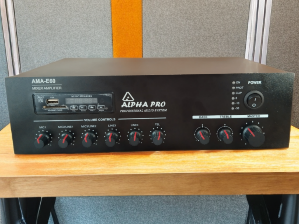 Amplificador mezclador Alpha Pro AMA-E60 - miniatura 1