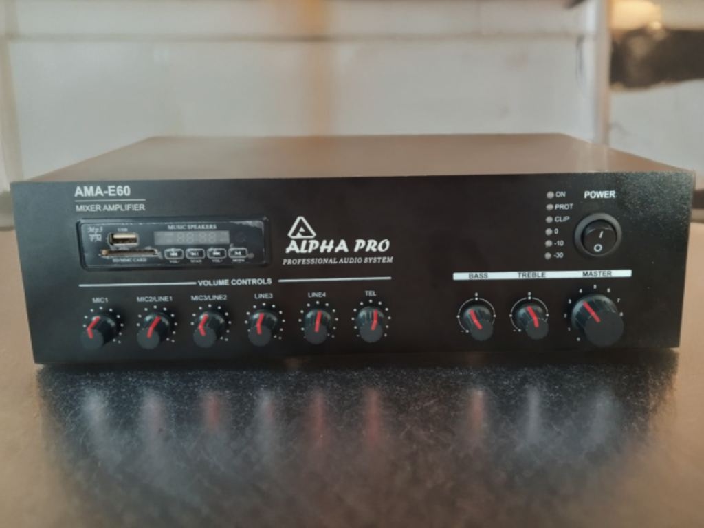 Amplificador mezclador Alpha Pro AMA-E60 - miniatura 2