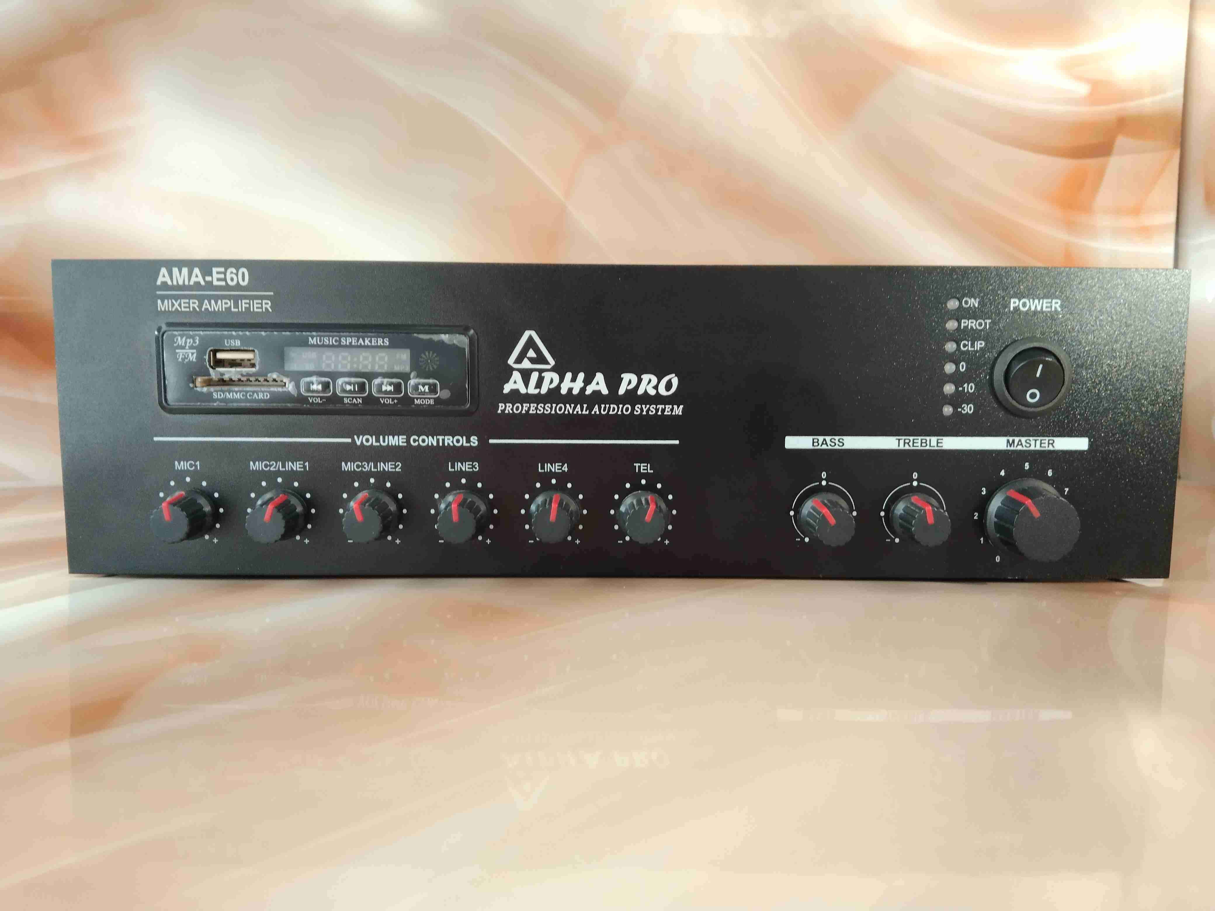 Amplificador mezclador Alpha Pro AMA-E60 - miniatura 3