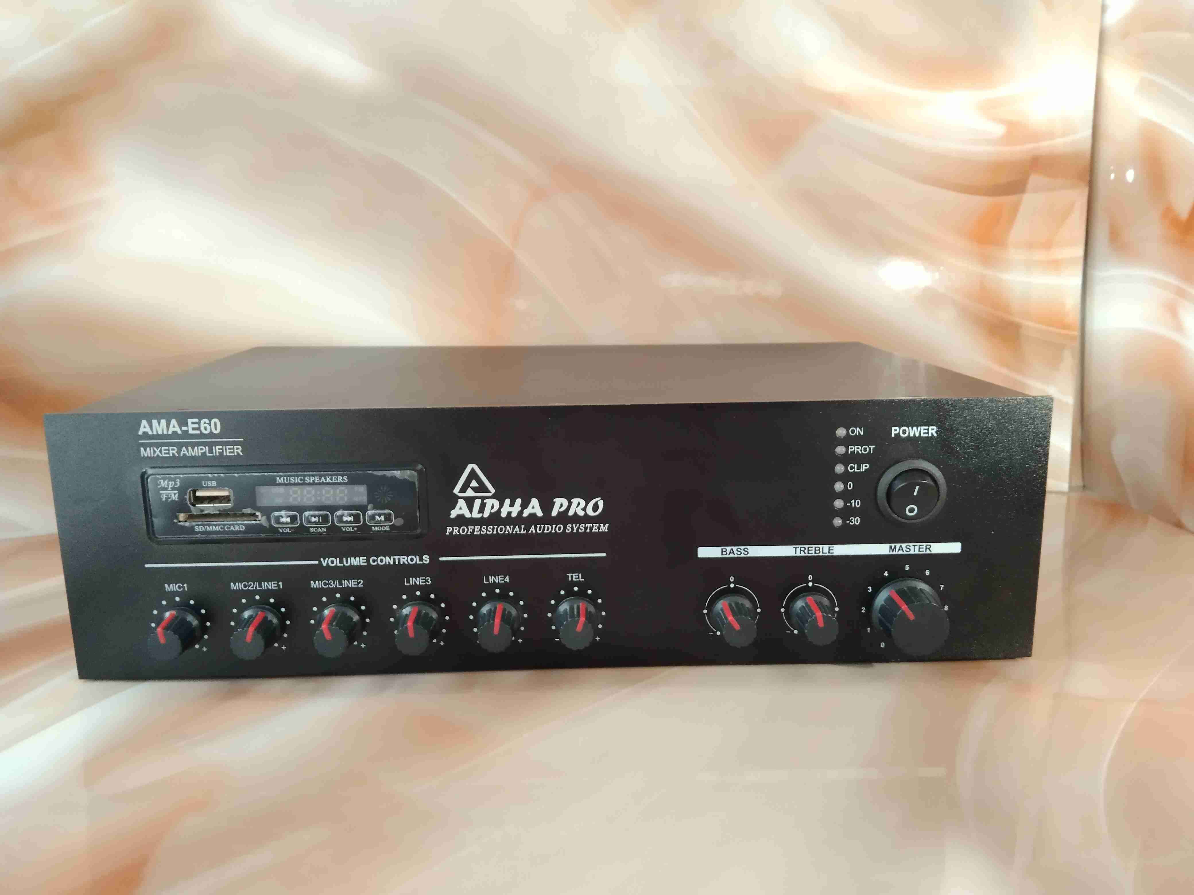 Amplificador mezclador Alpha Pro AMA-E60 - miniatura 4