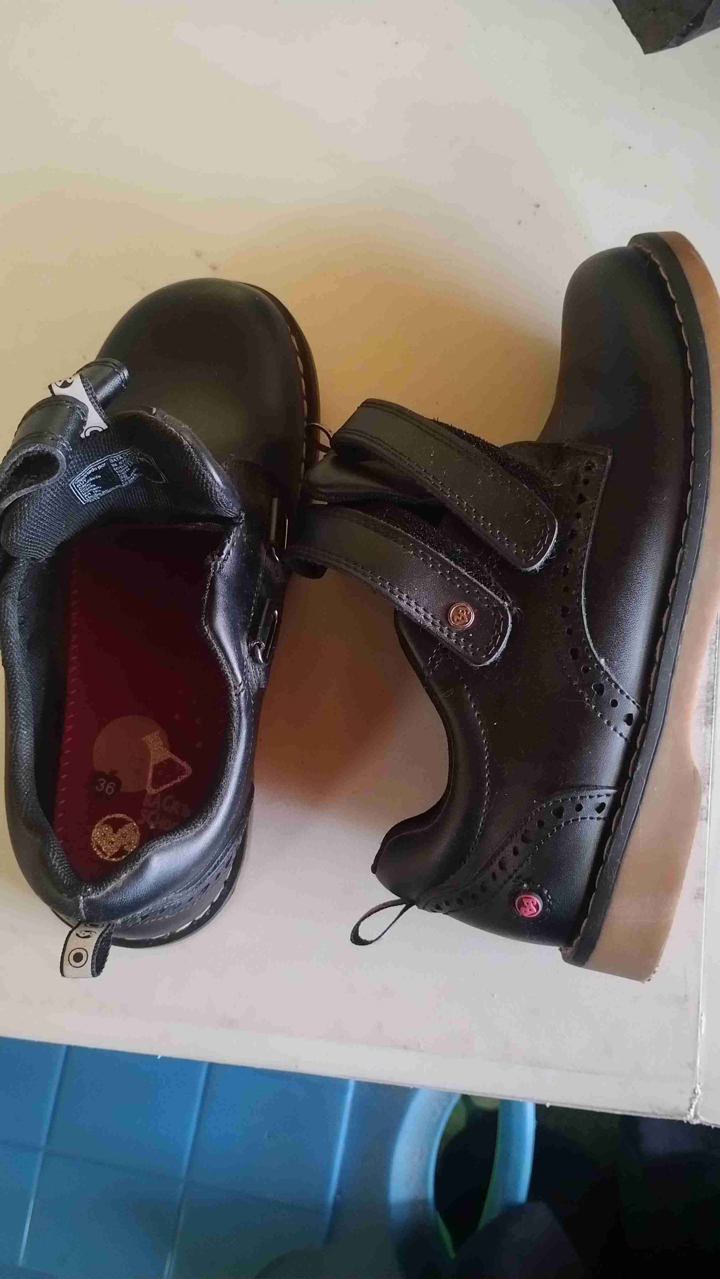 Zapato escolar negro niña - miniatura 2