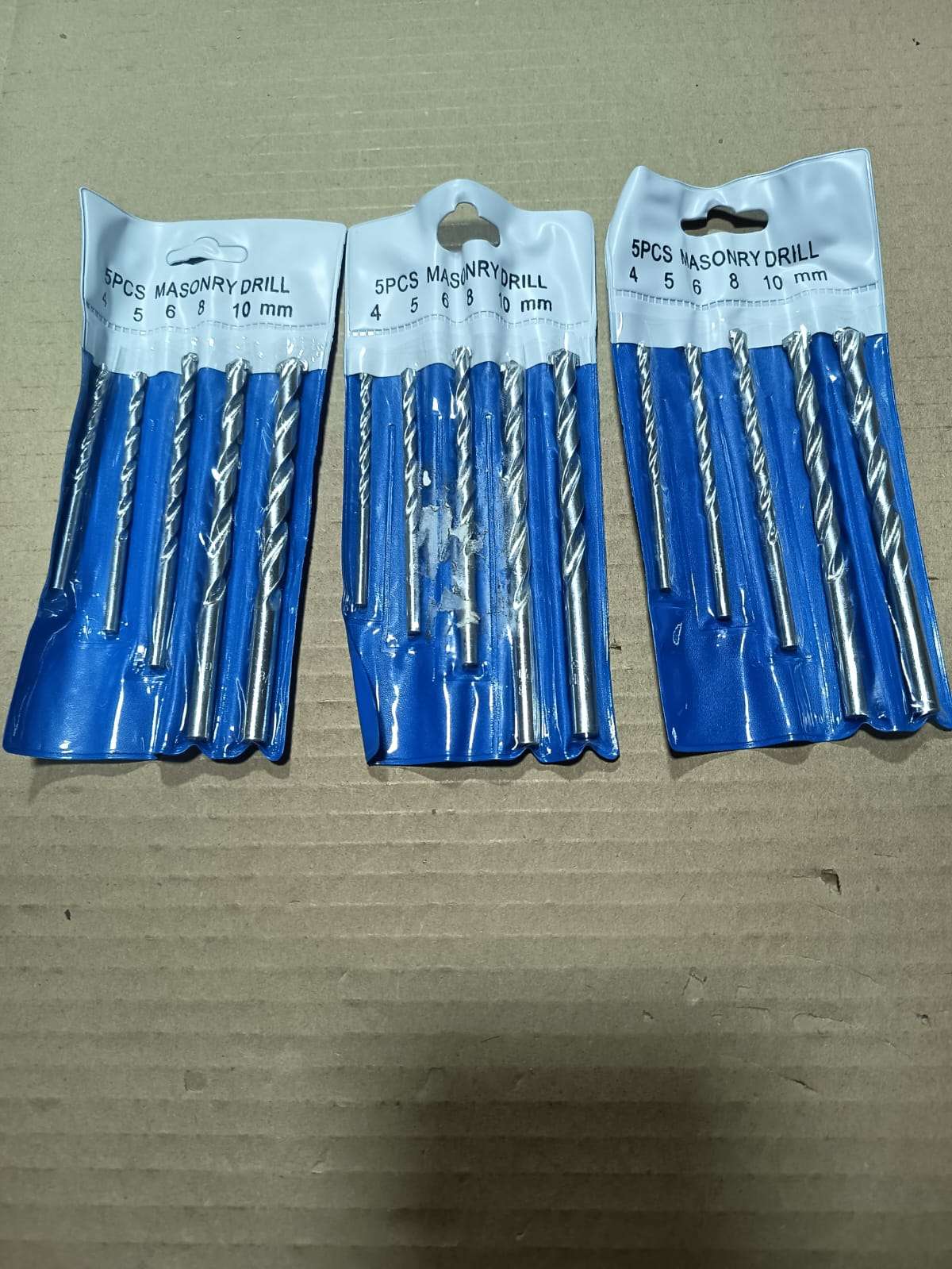 Pack 3 Sets de Brocas para Concreto 15 piezas