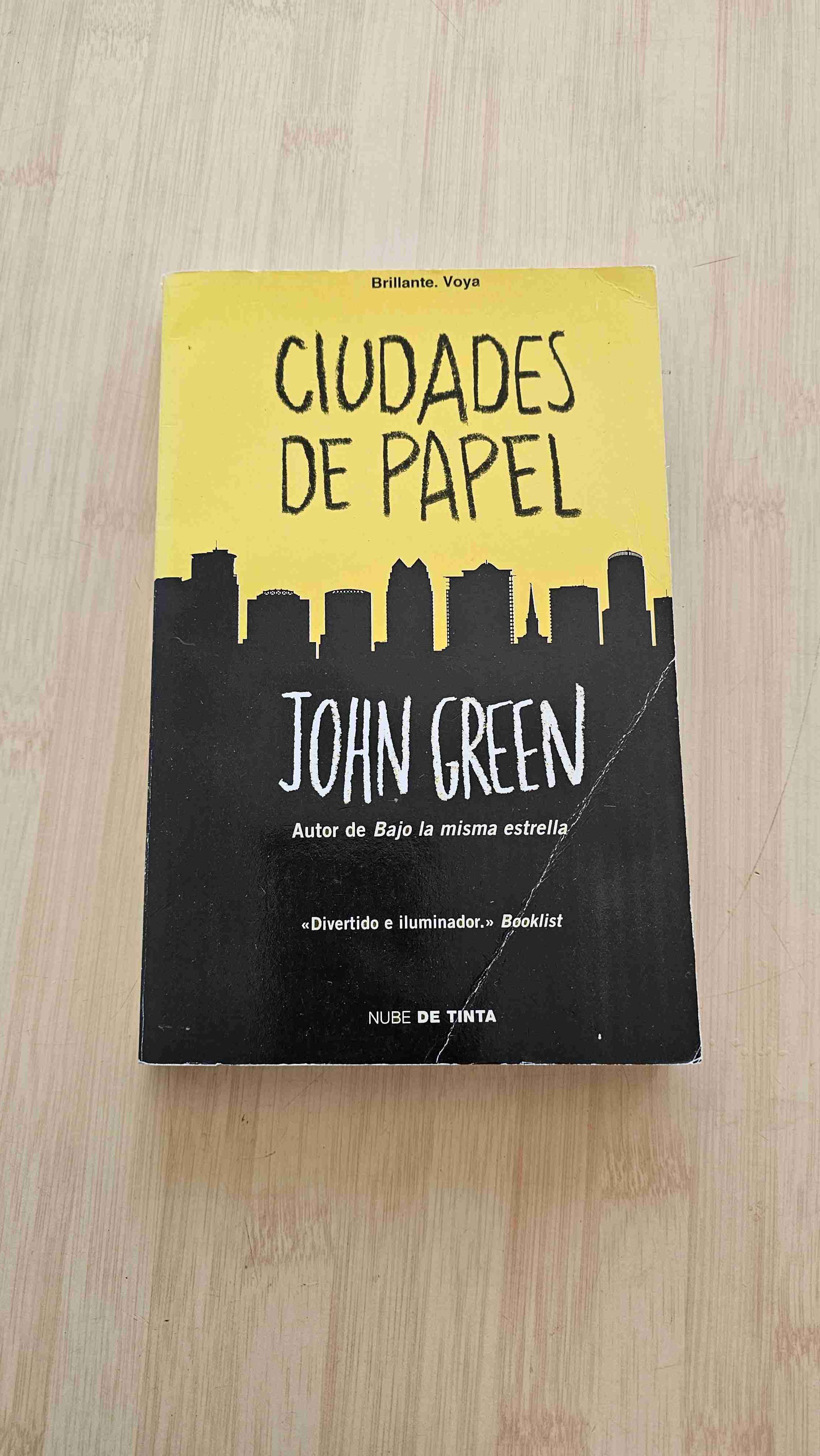 Libro Ciudades de Papel - John Green