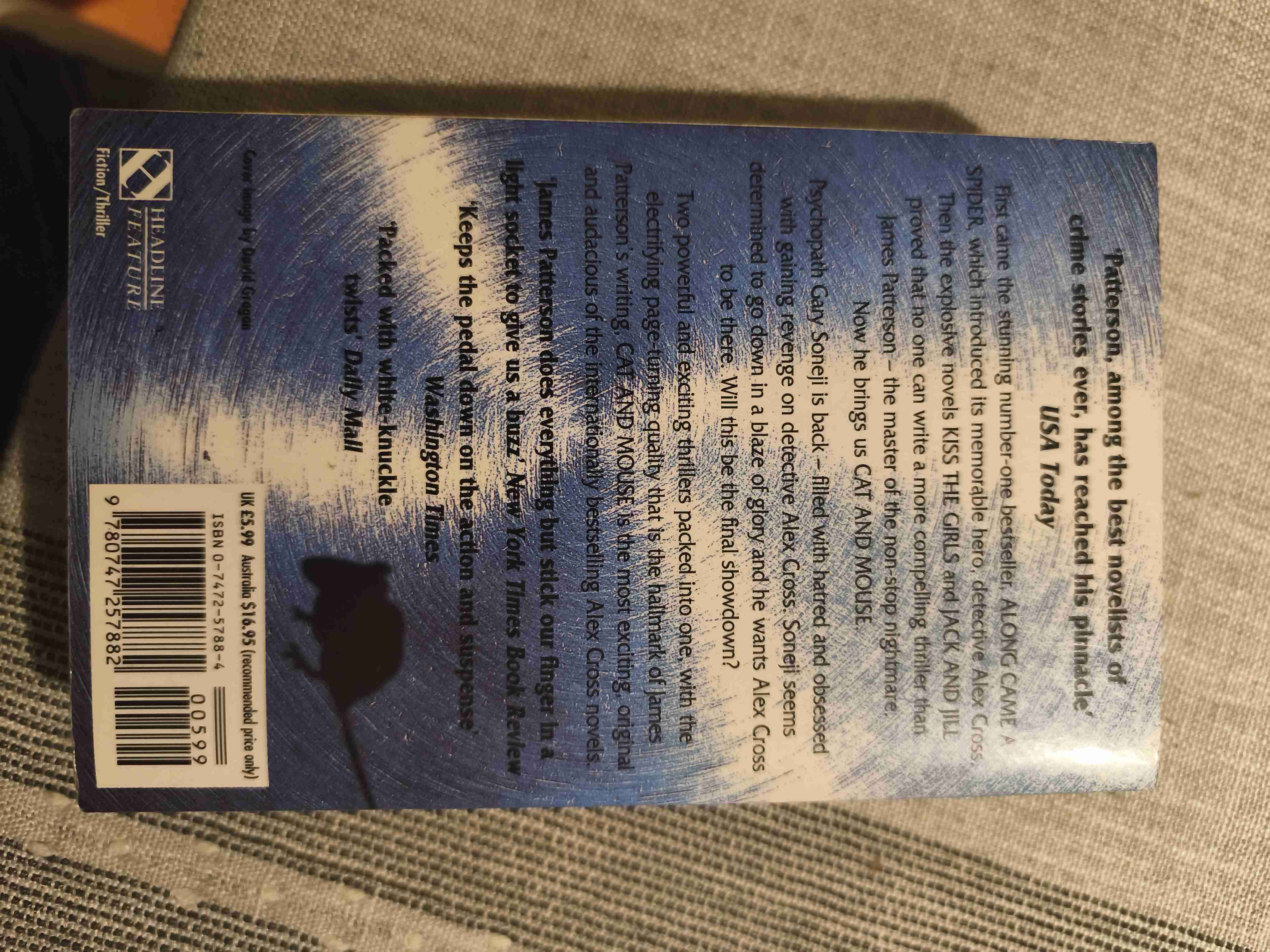 Libro Cat and Mouse de James Patterson - miniatura 2