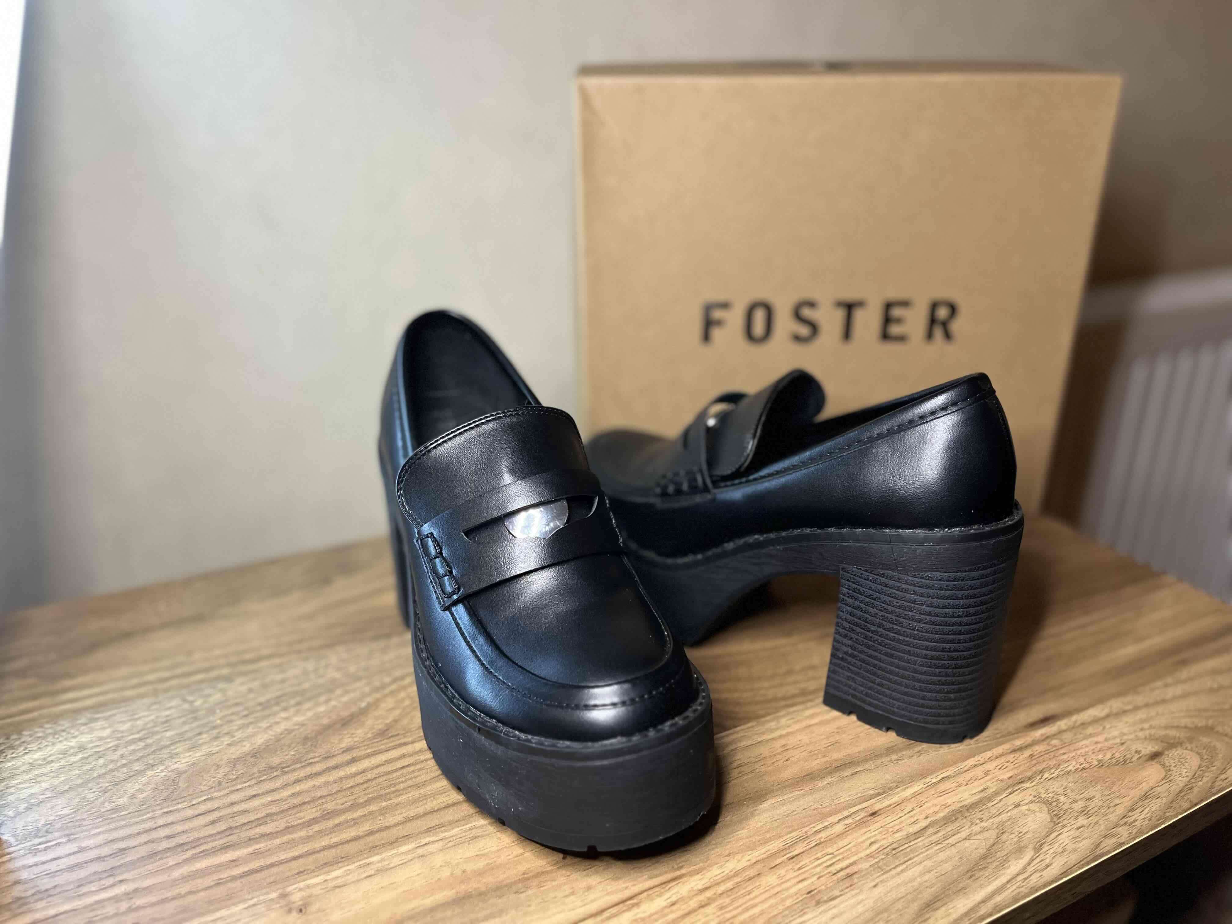 Zapato Mocasín plataforma Foster (negro) - miniatura 2