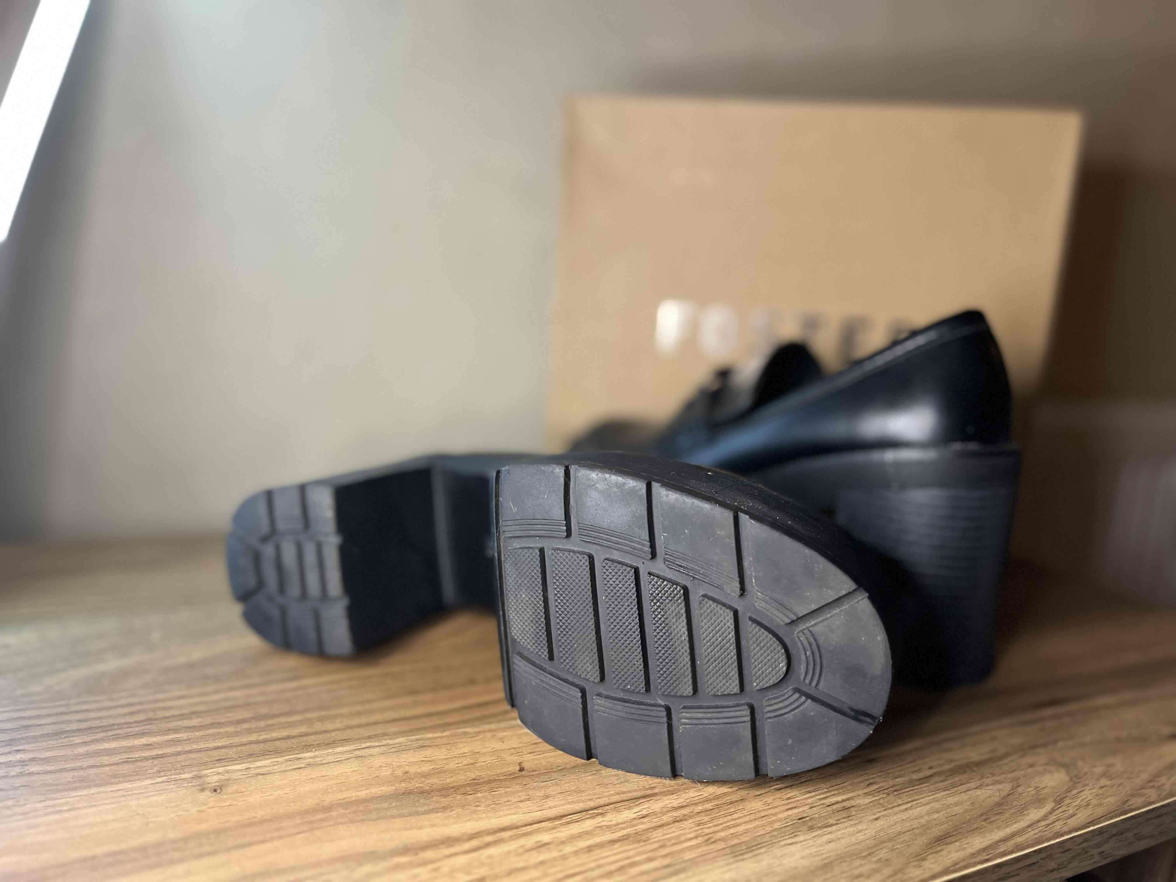 Zapato Mocasín plataforma Foster (negro) - miniatura 3