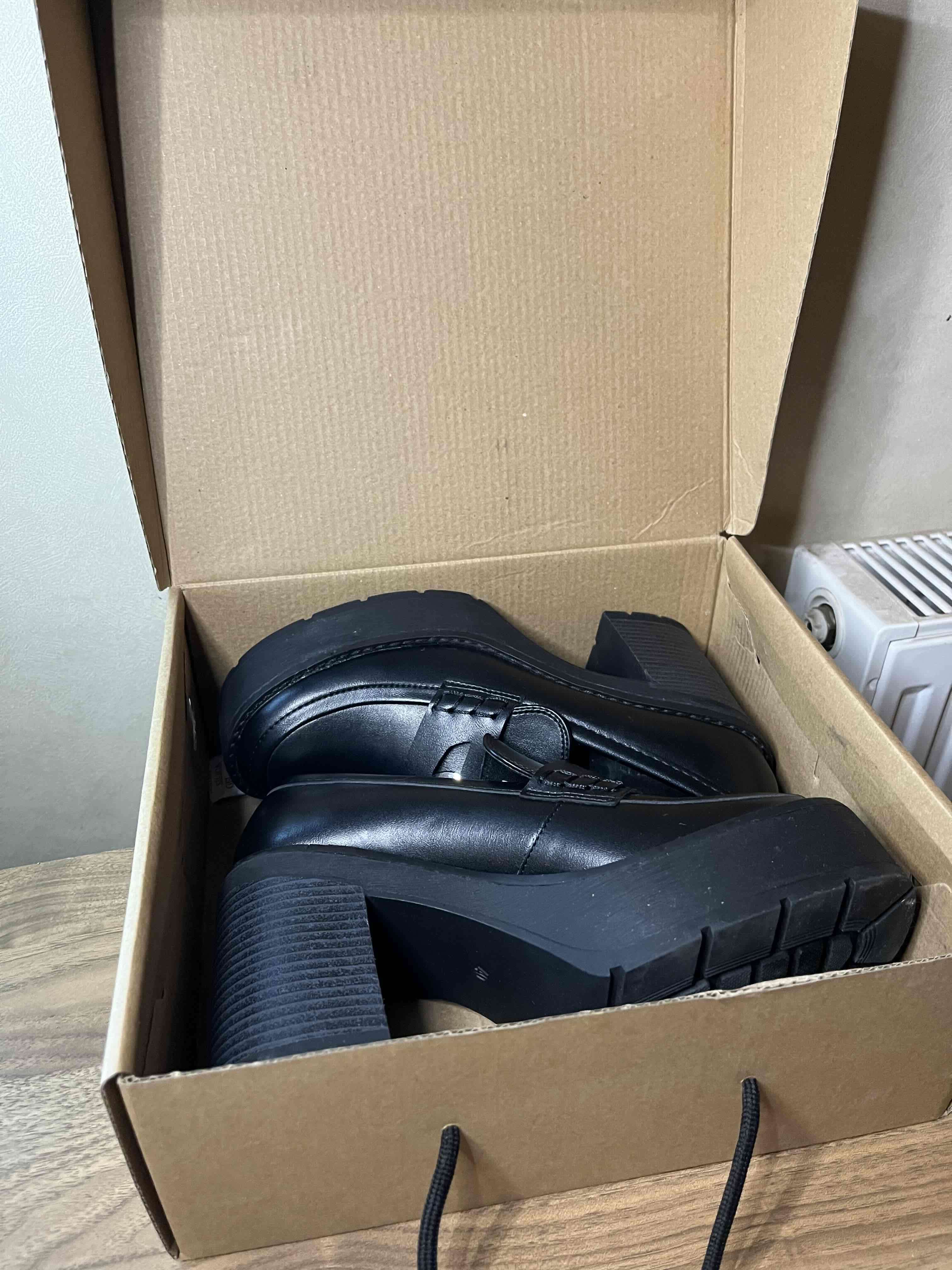 Zapato Mocasín plataforma Foster (negro) - miniatura 4