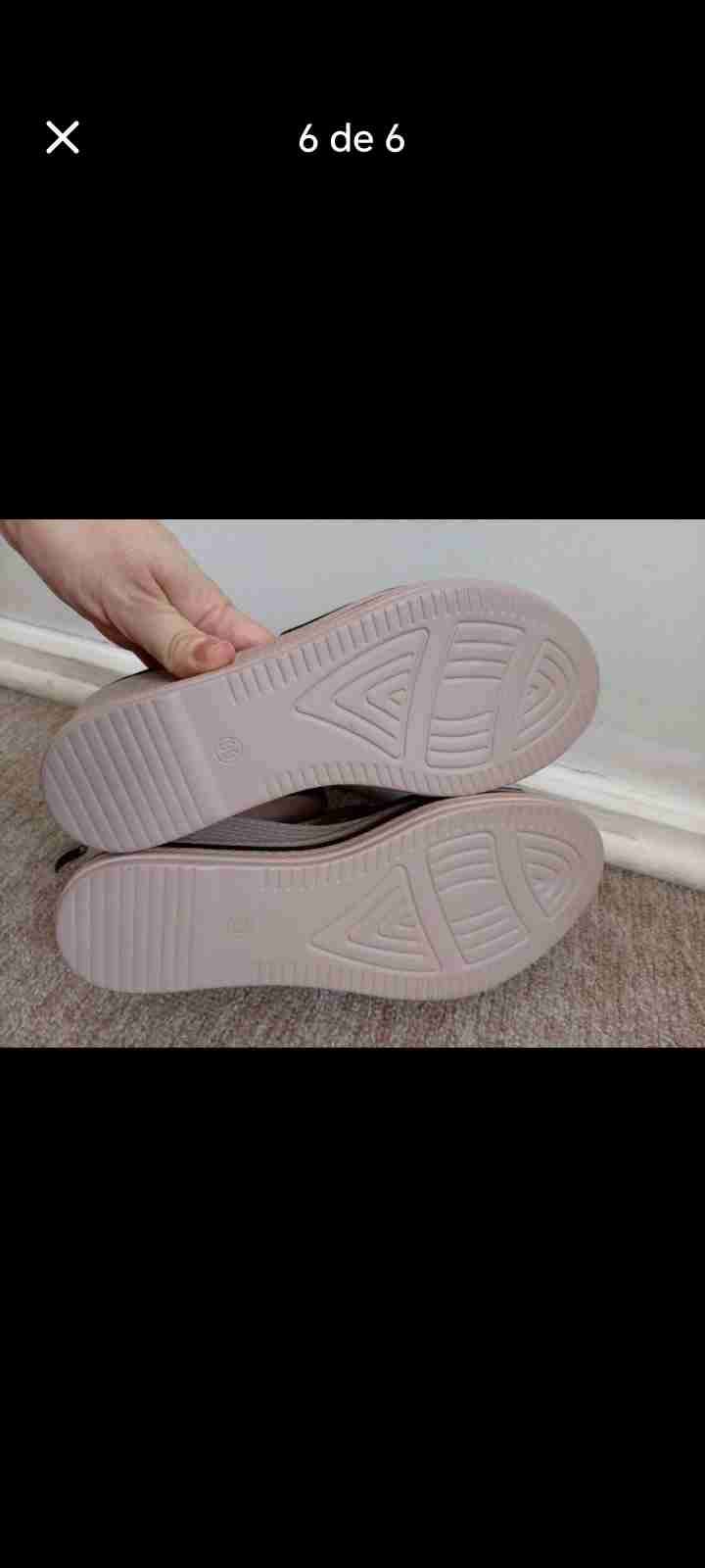 Sandalias negras con plataforma 37 - miniatura 3