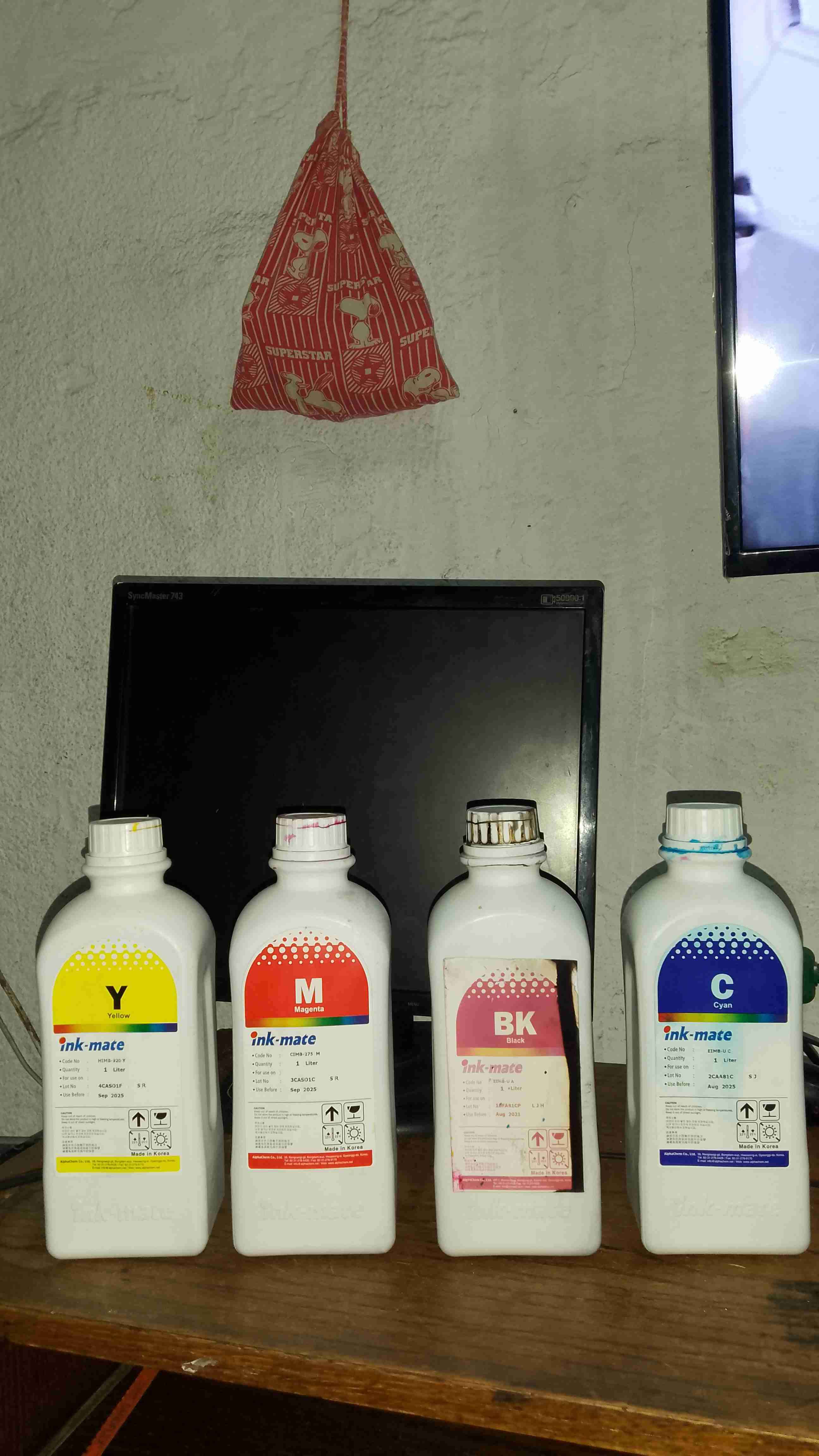 Set de tintas Ink-mate CMYK