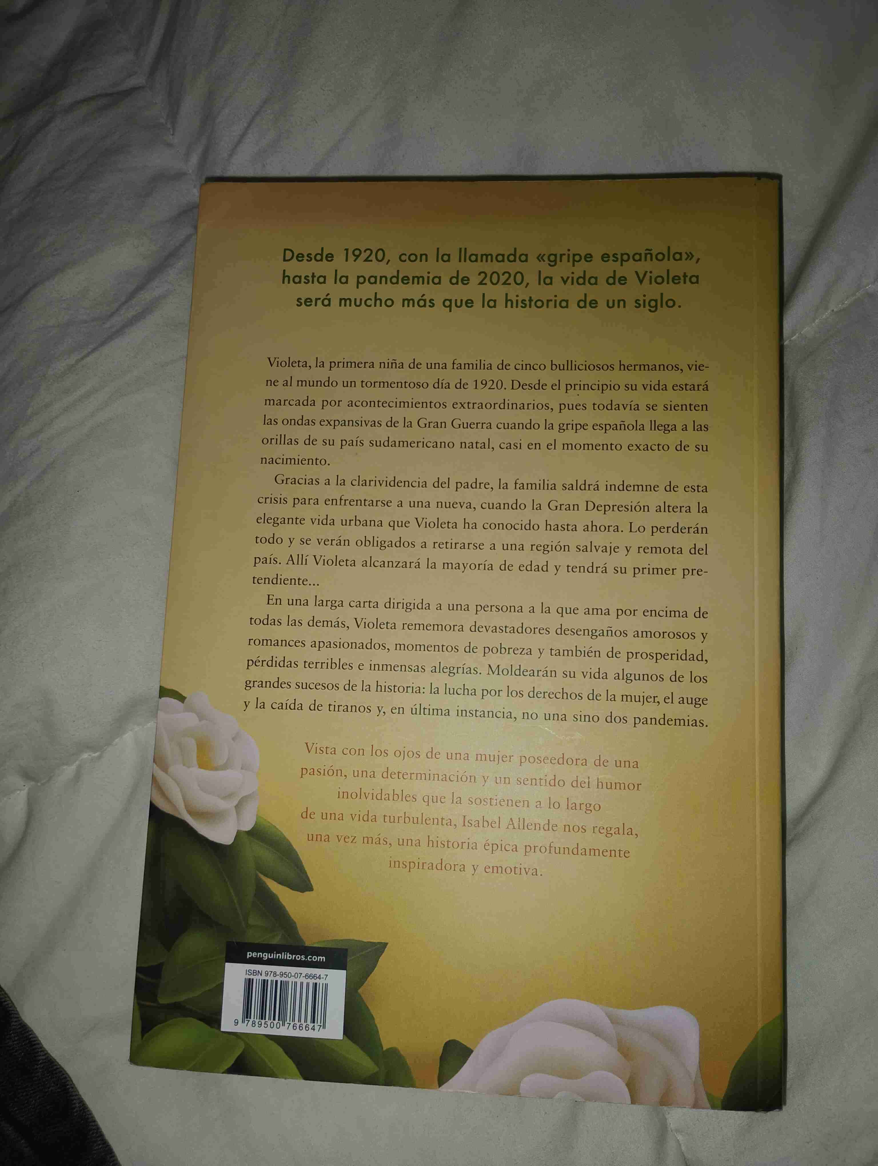 Libro Violeta de Isabel Allende - miniatura 2