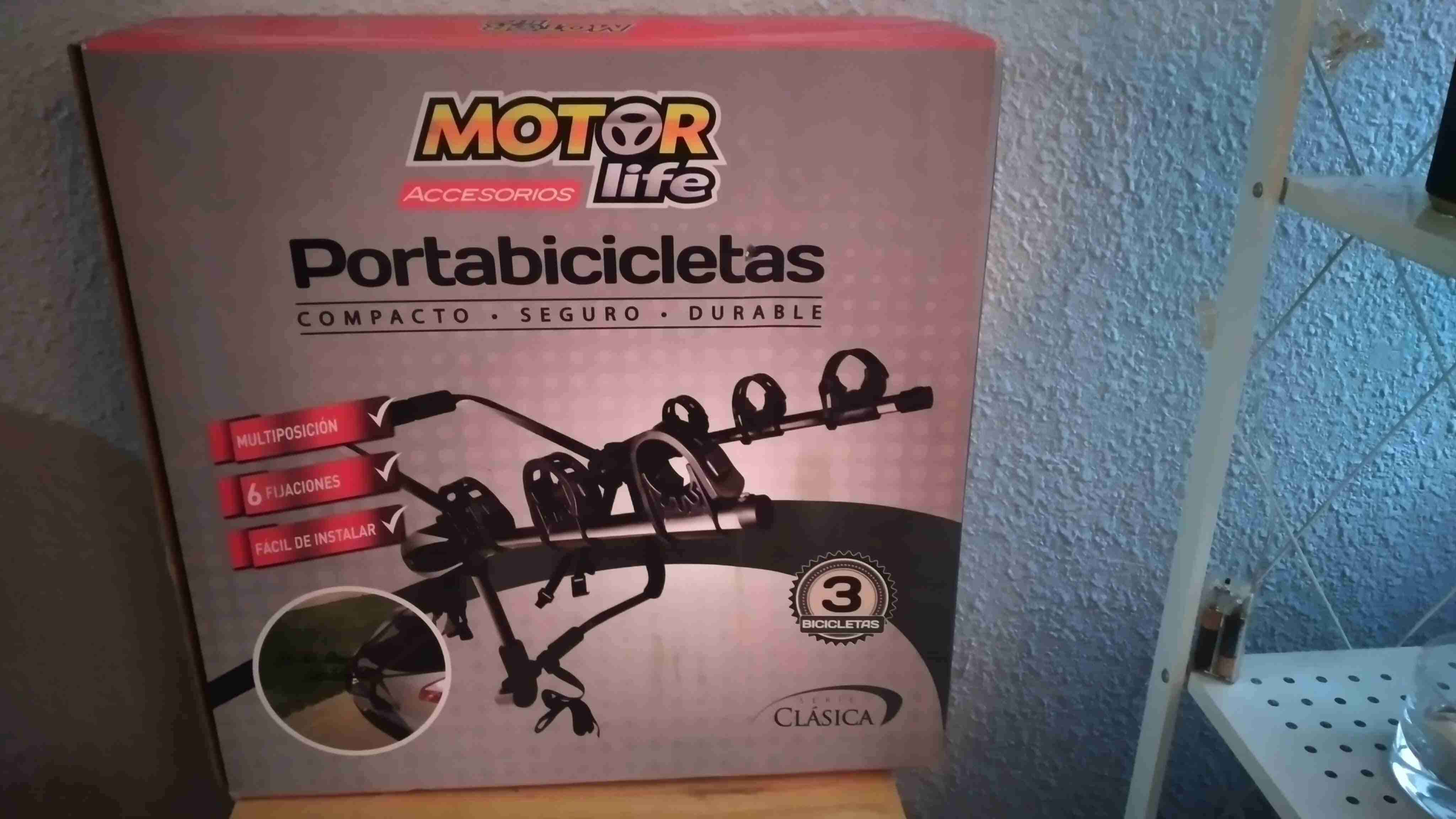 Portabicicletas Motorlife 3 bicicletas
