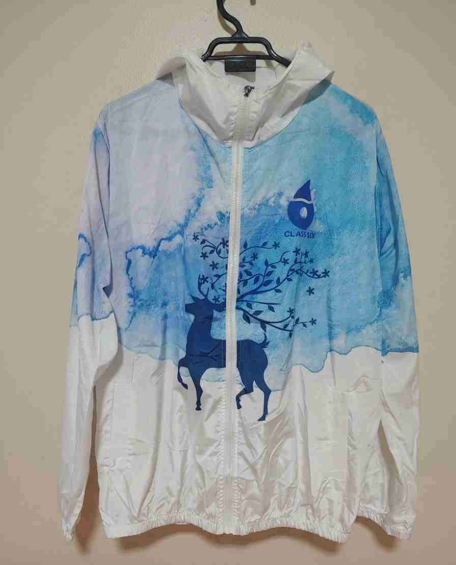 Cortavientos impermeable con diseño de ciervo - miniatura 1