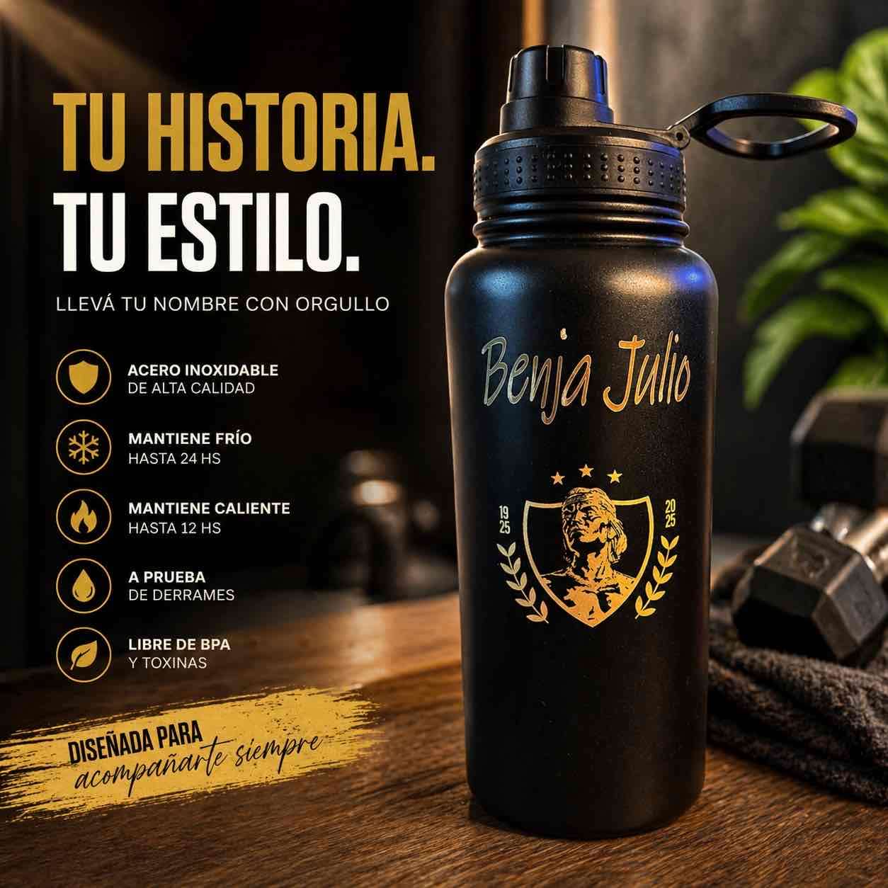 Botellas personalizadas acero inoxidable - miniatura 2