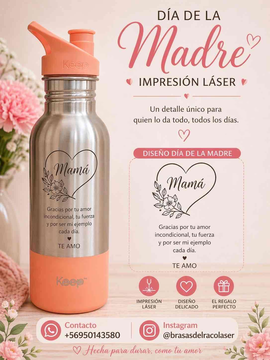 Botellas personalizadas acero inoxidable - miniatura 3