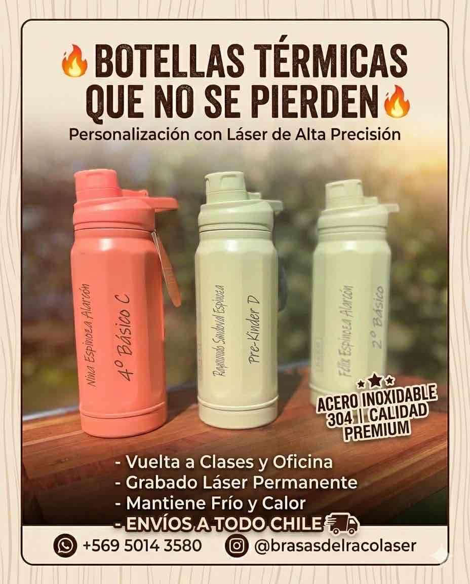 Botellas personalizadas acero inoxidable - miniatura 4