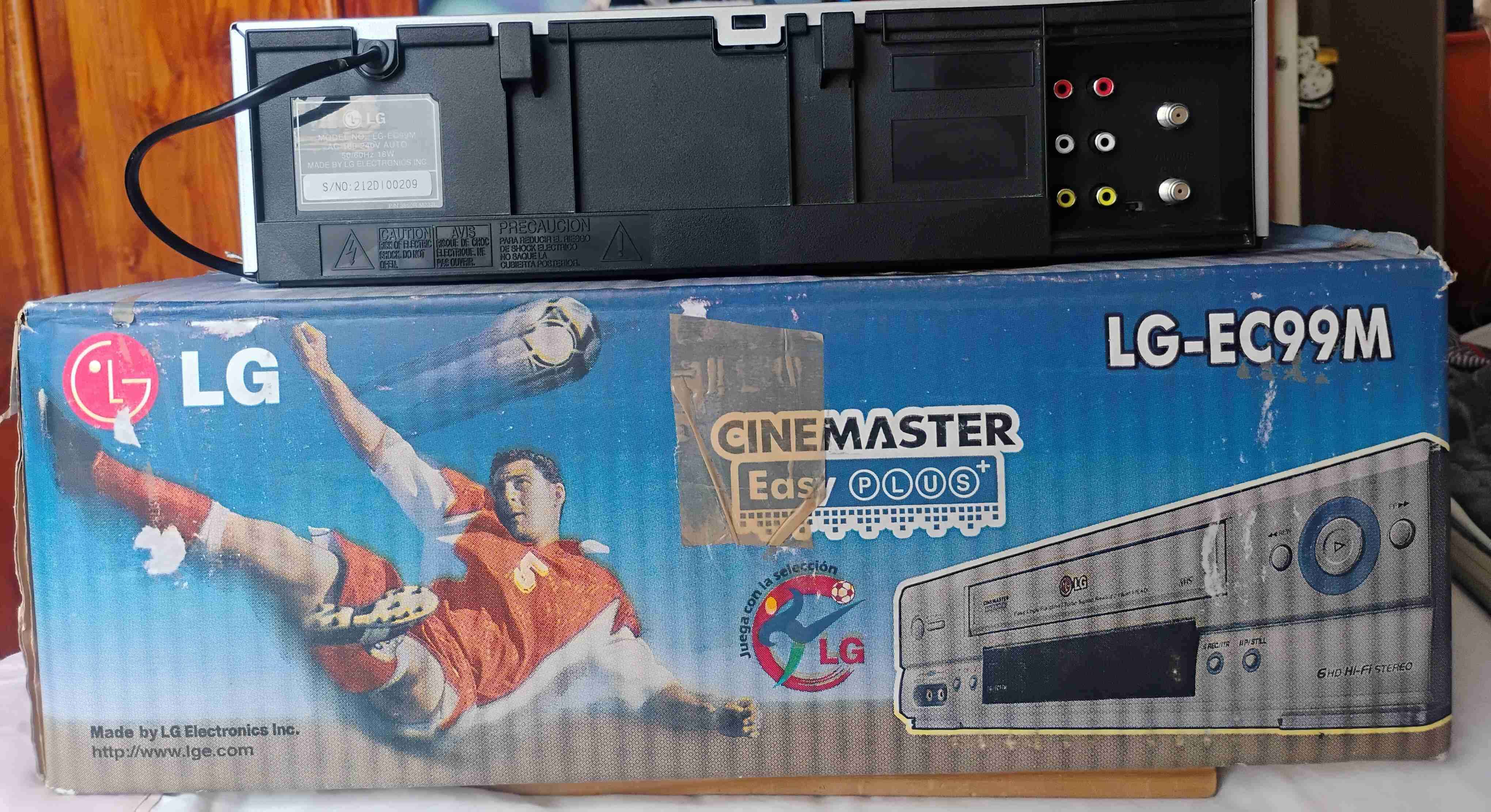 Reproductor VHS LG Cinémaster - miniatura 2