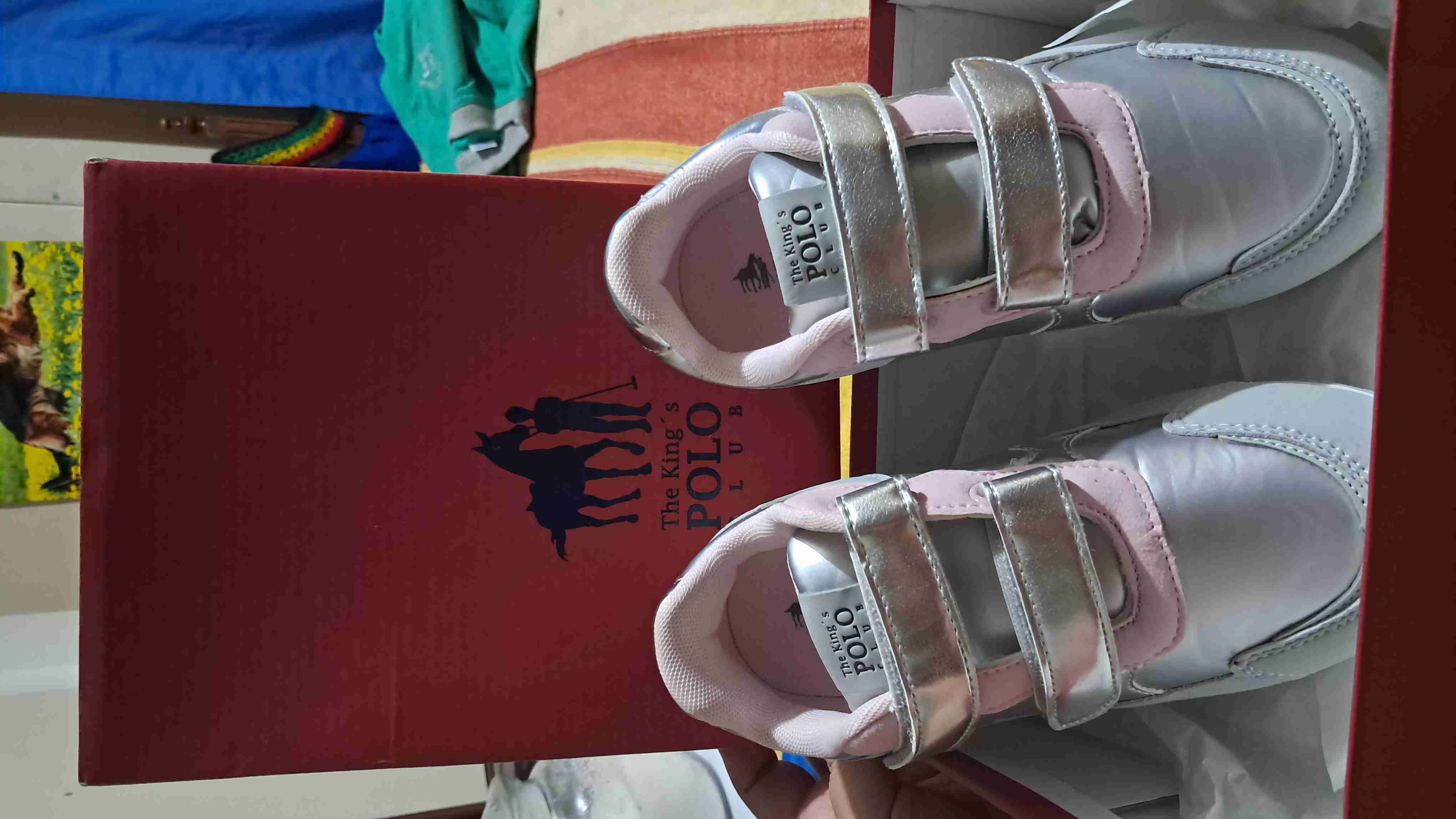 Zapatillas The King's Polo Club rosas - miniatura 1