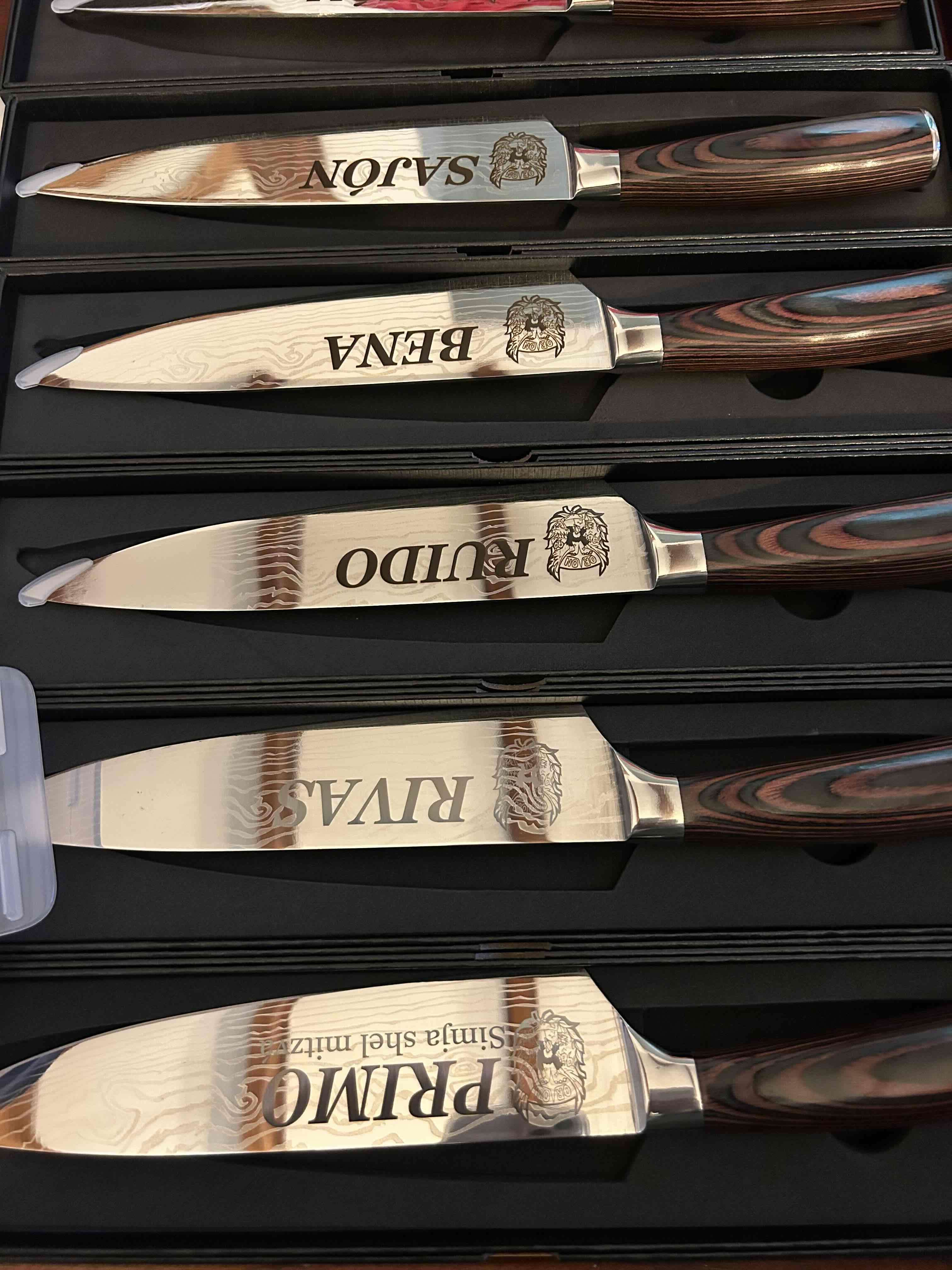 Cuchillo parrillero personalizado - miniatura 2