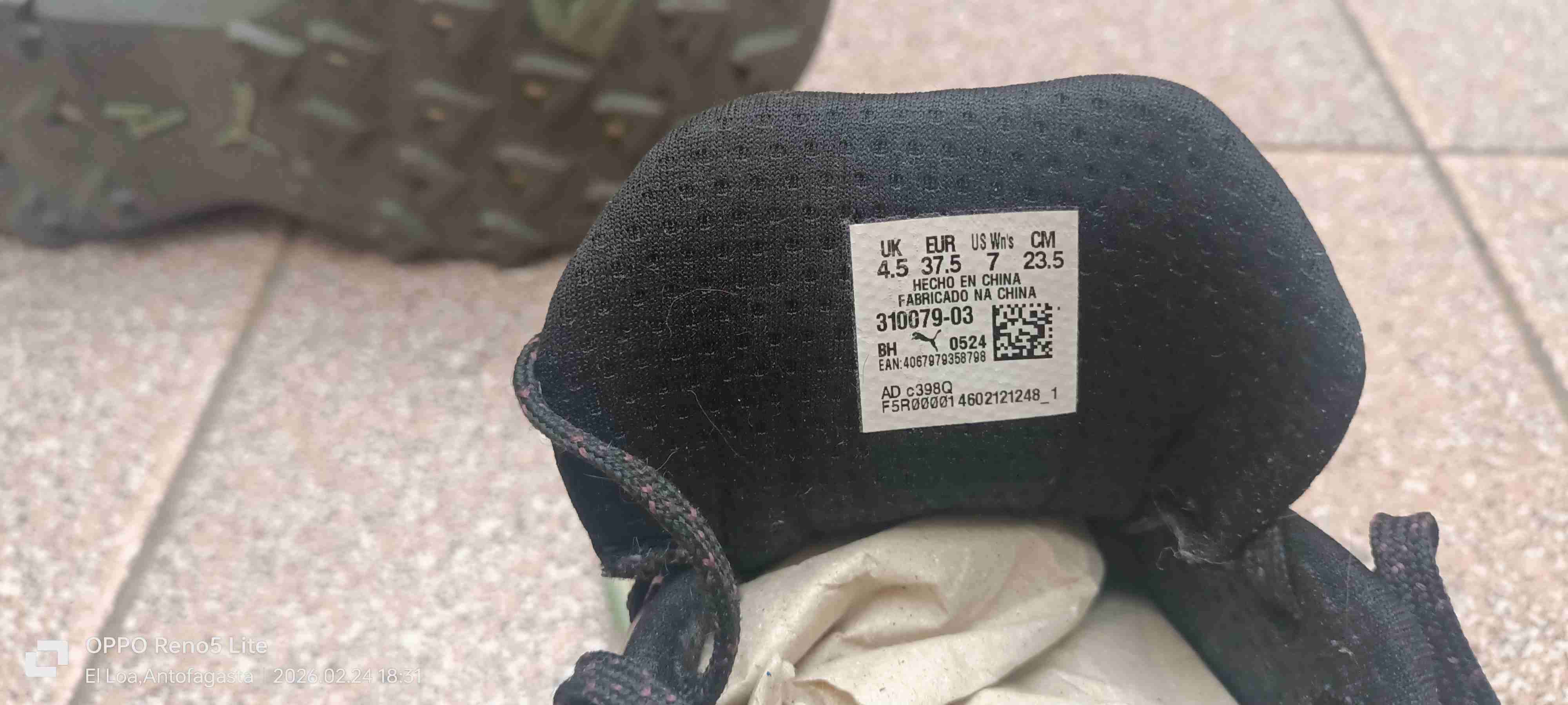 Zapatillas deportivas negras Puma - miniatura 1