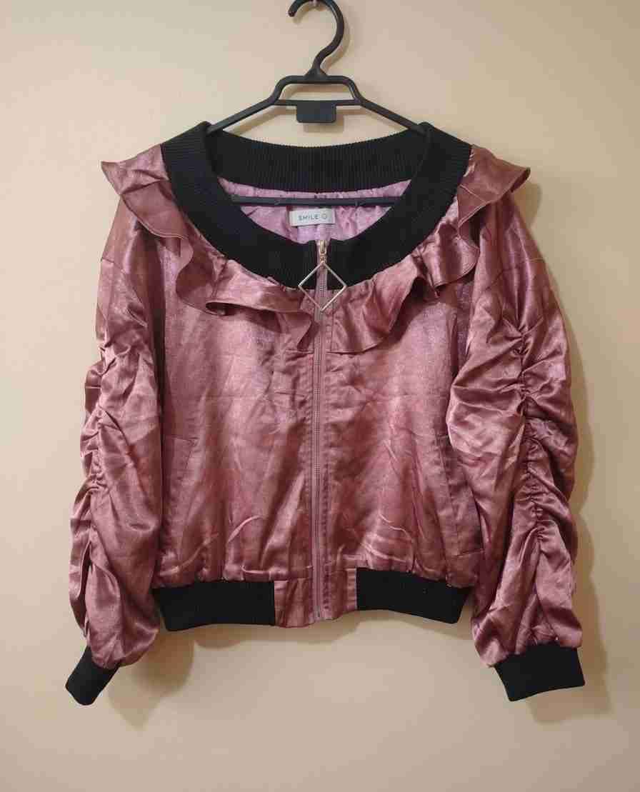 Chaqueta rosa satinada - miniatura 1