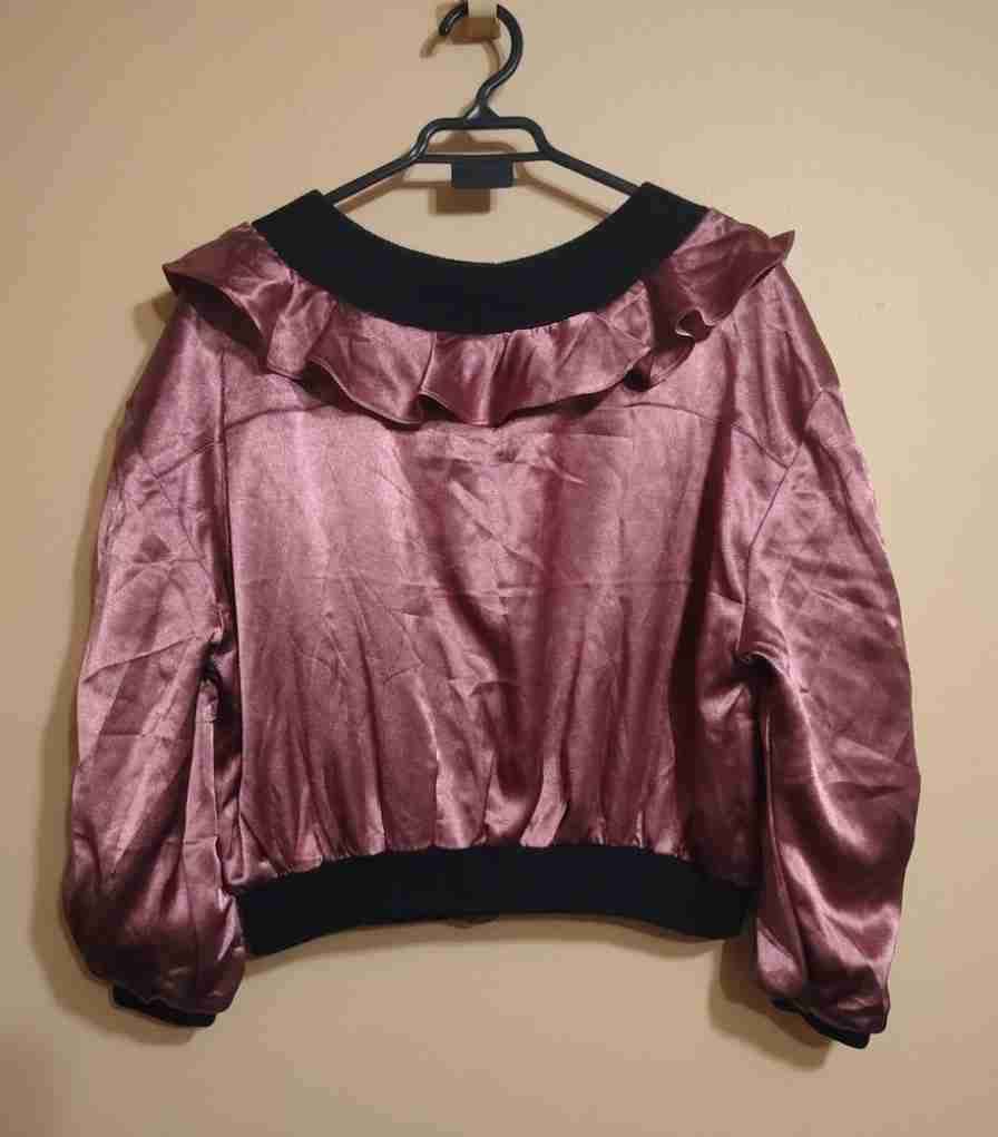 Chaqueta rosa satinada - miniatura 2