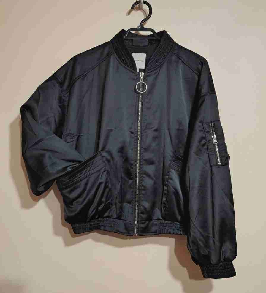 Chaqueta bomber negra unisex - miniatura 1