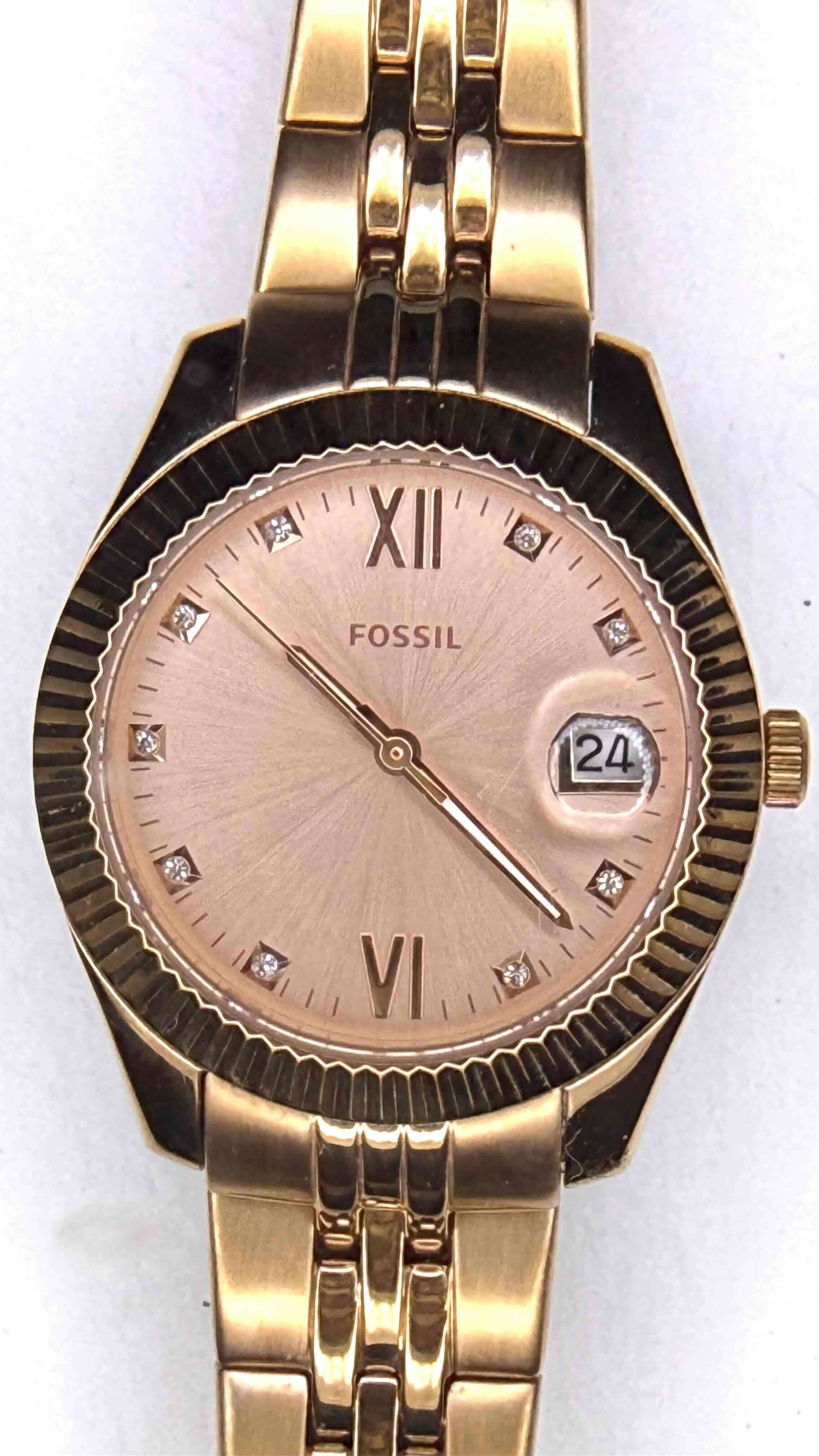 Reloj  Fossil Scarlett Rose gold - miniatura 1