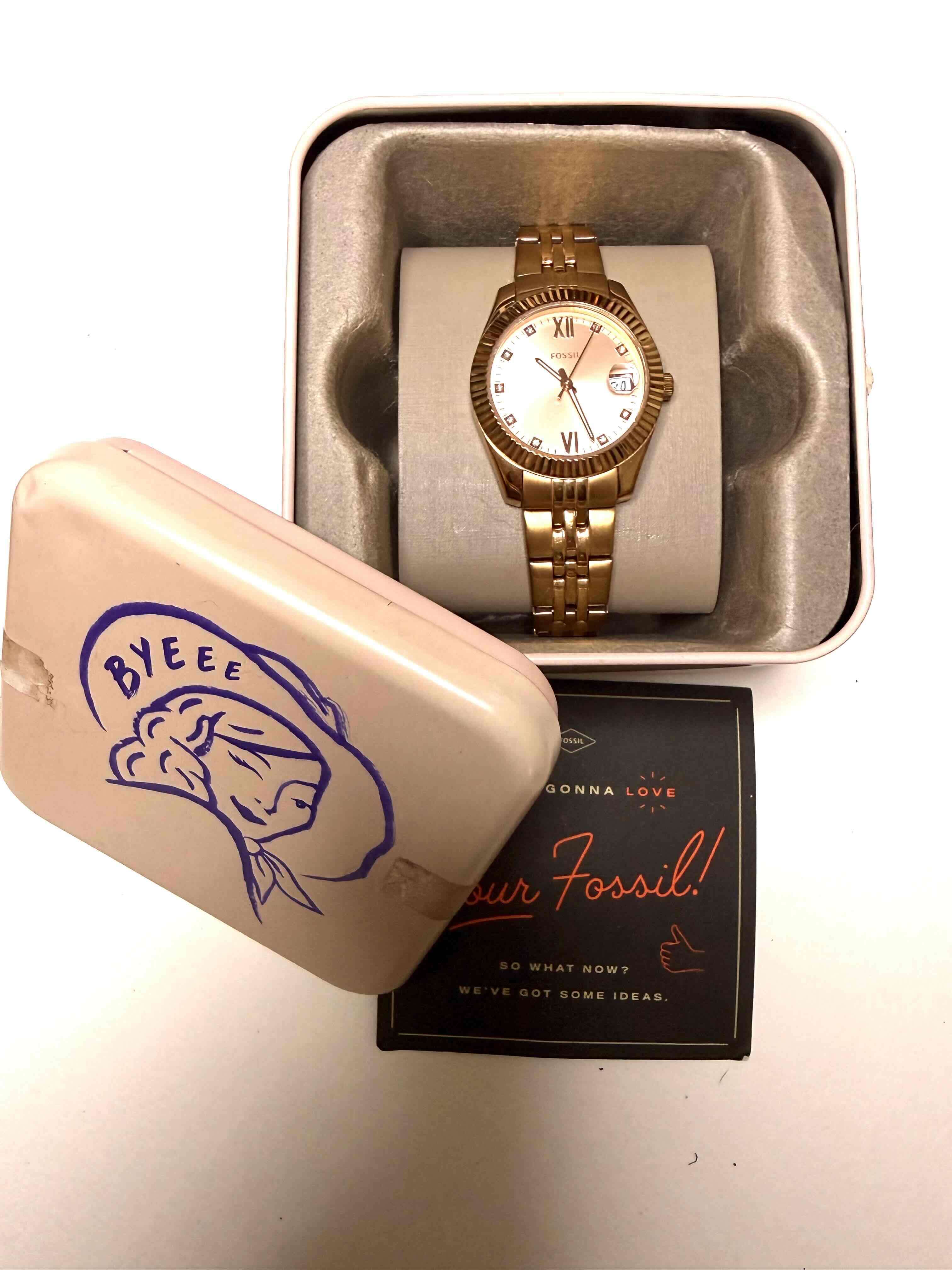 Reloj  Fossil Scarlett Rose gold - miniatura 4