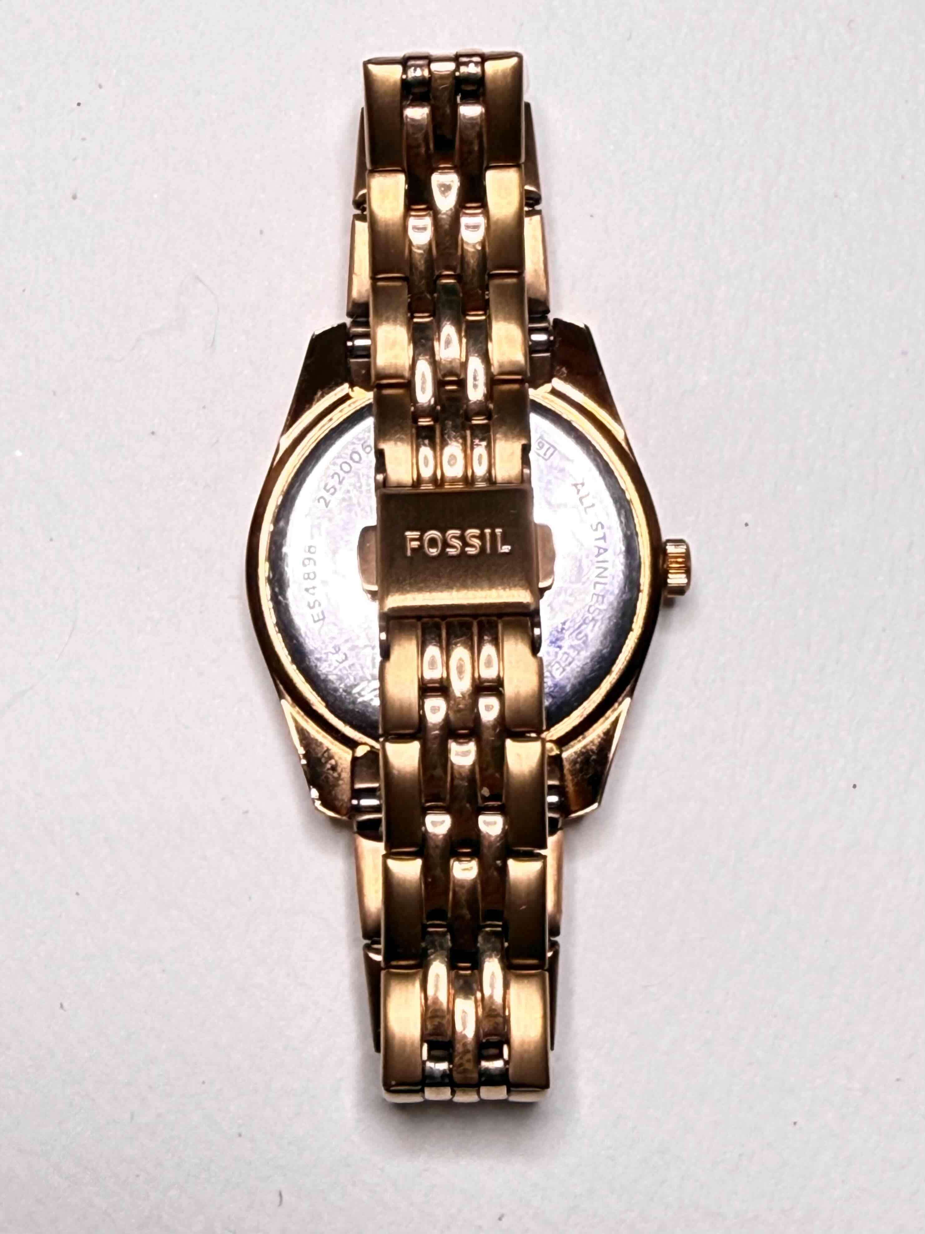 Reloj  Fossil Scarlett Rose gold - miniatura 5