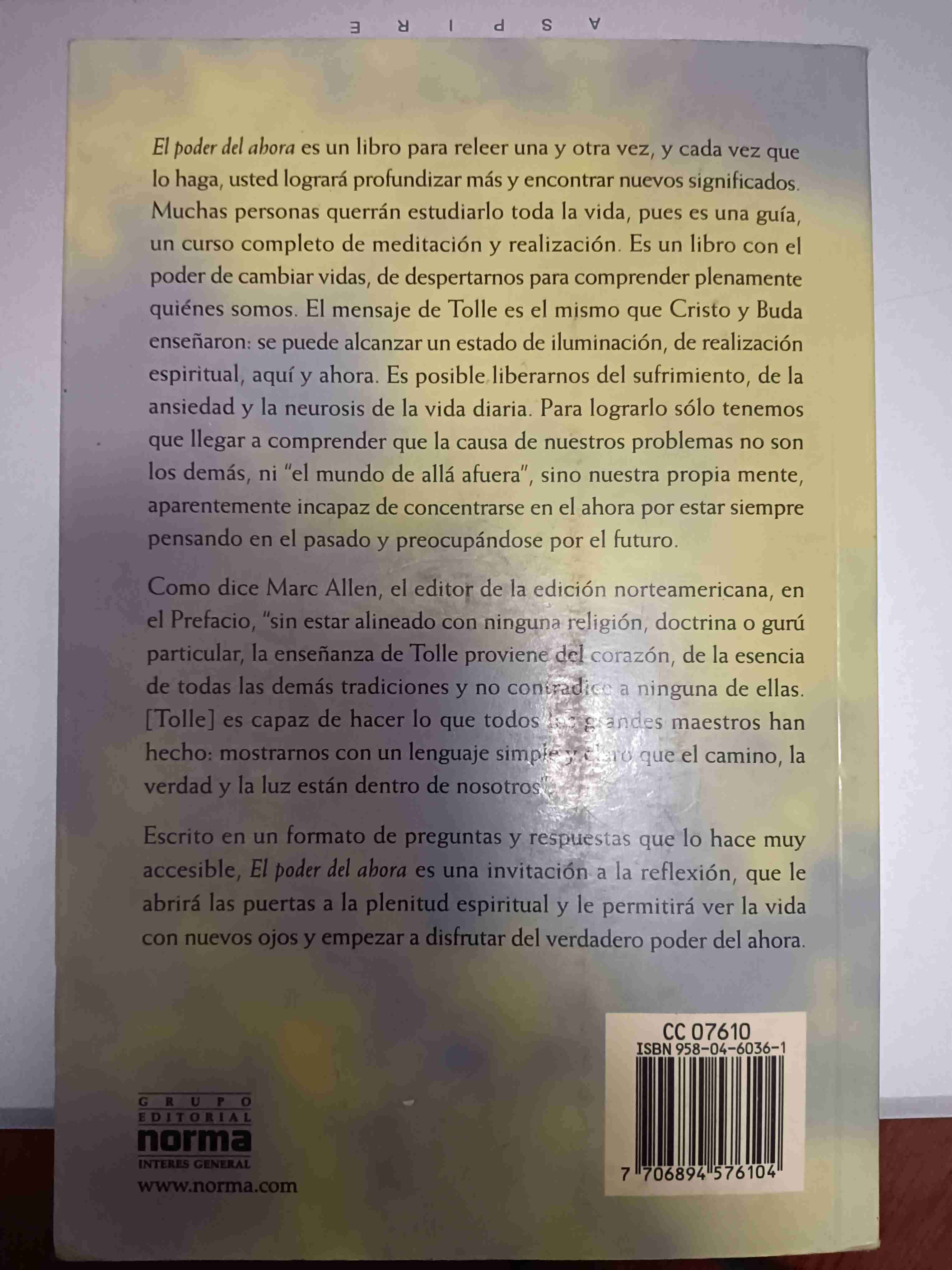 Libro 'El Poder del Ahora' - miniatura 2