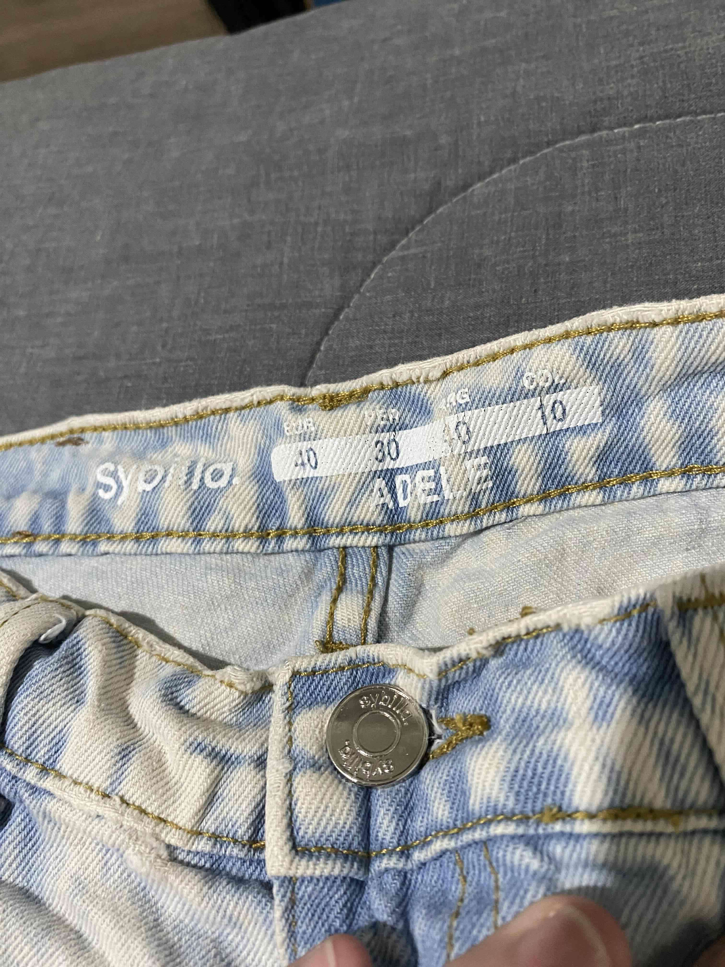 Jeans claros estilo graffiti - miniatura 5