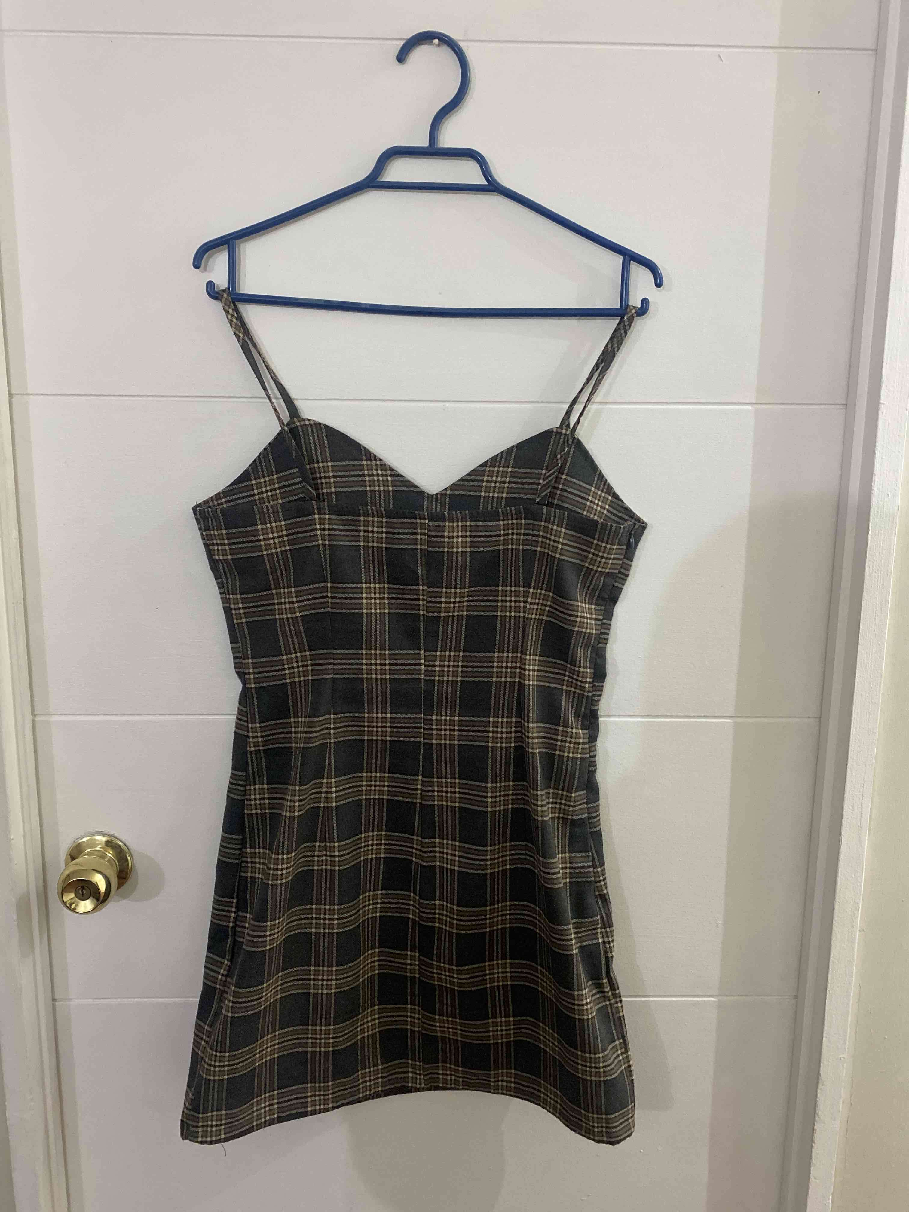 Vestido escocés tirantes finos - miniatura 2