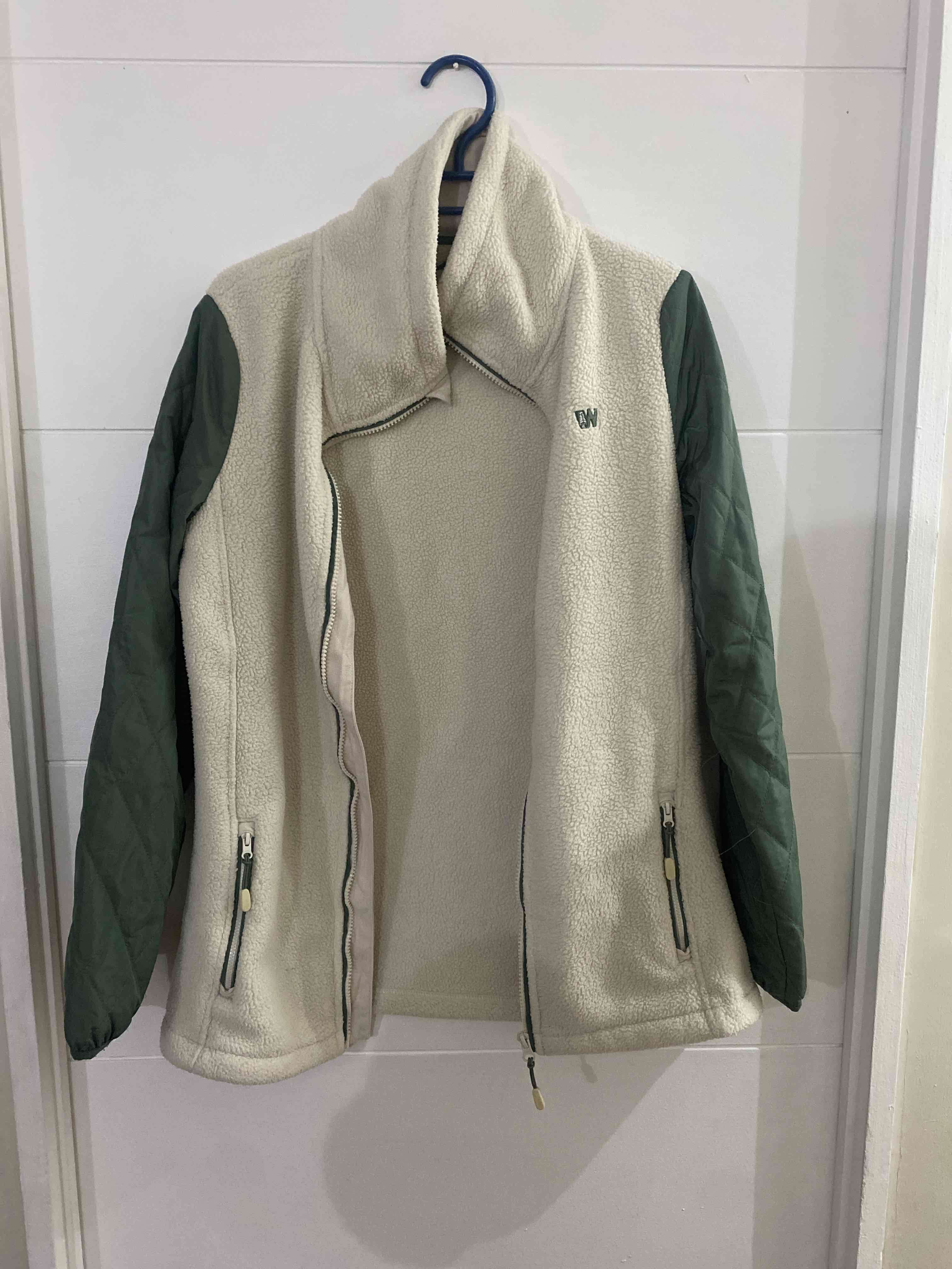 Chaqueta de polar bicolor