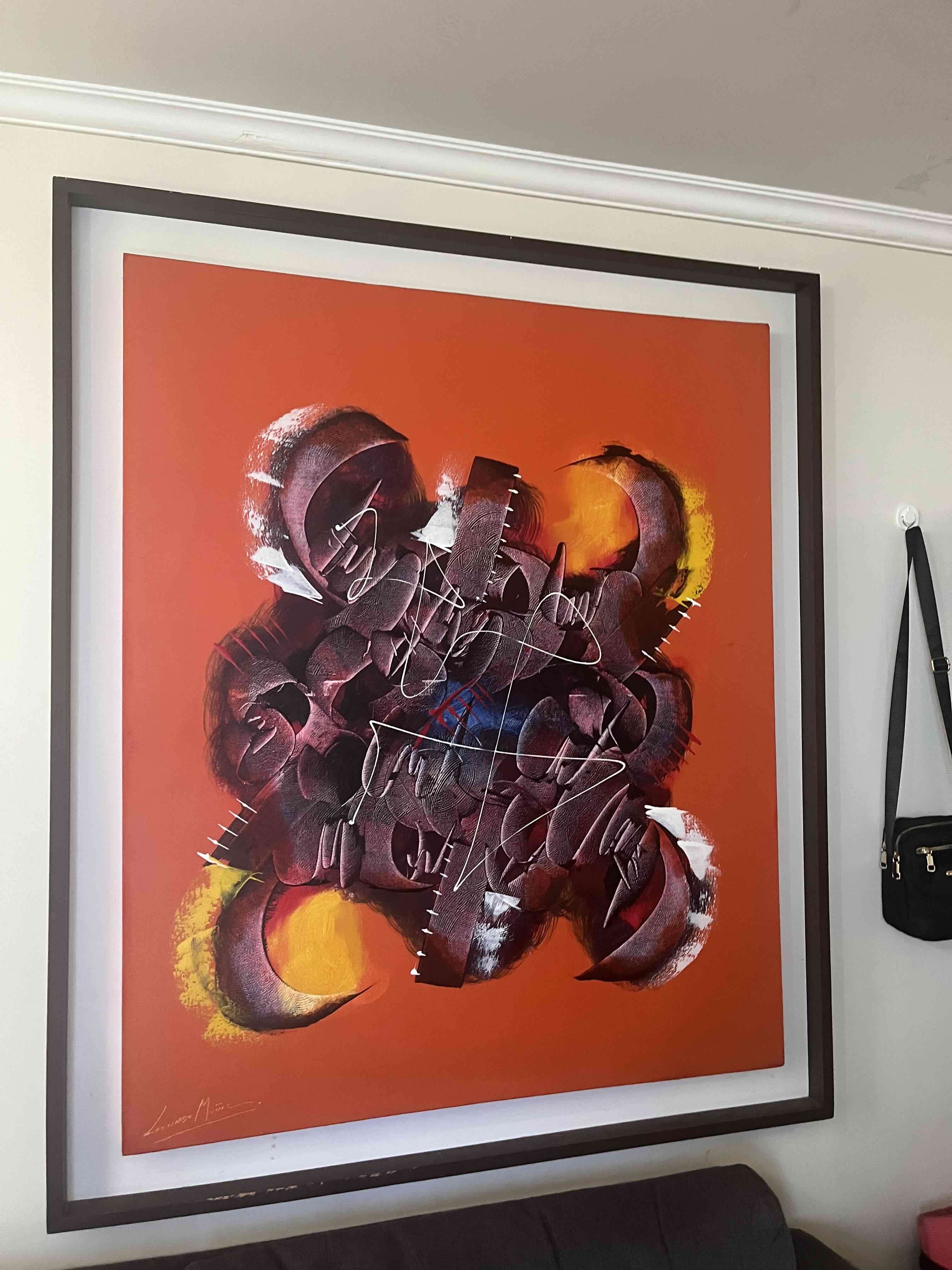 Cuadro abstracto enmarcado - miniatura 2