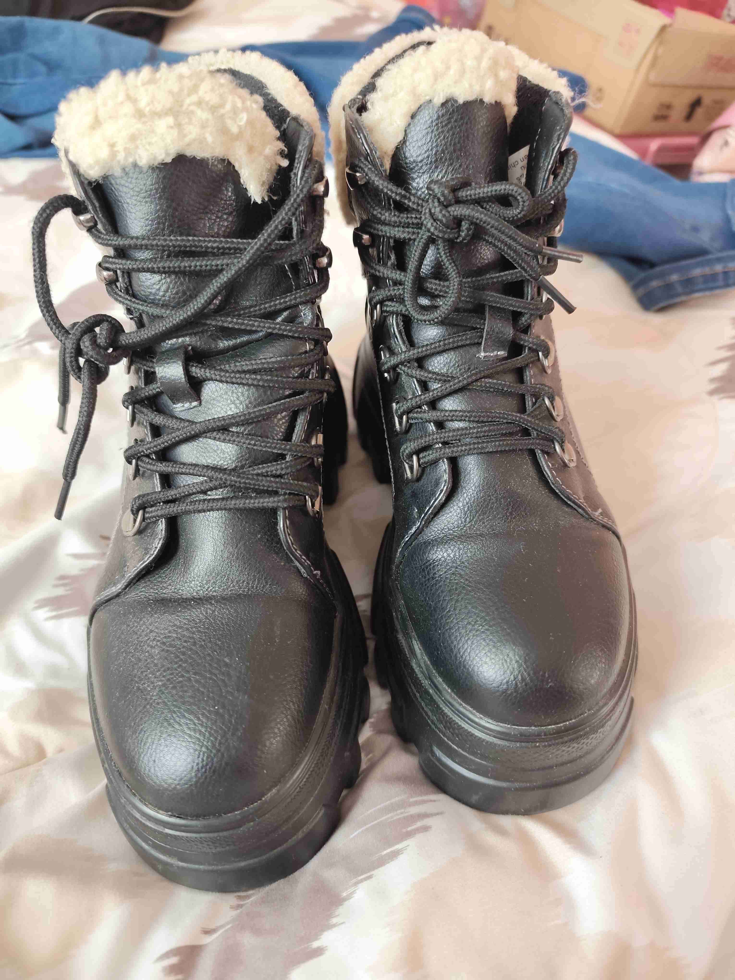 Botines negros forrados / Zapatos C-Moran - miniatura 2