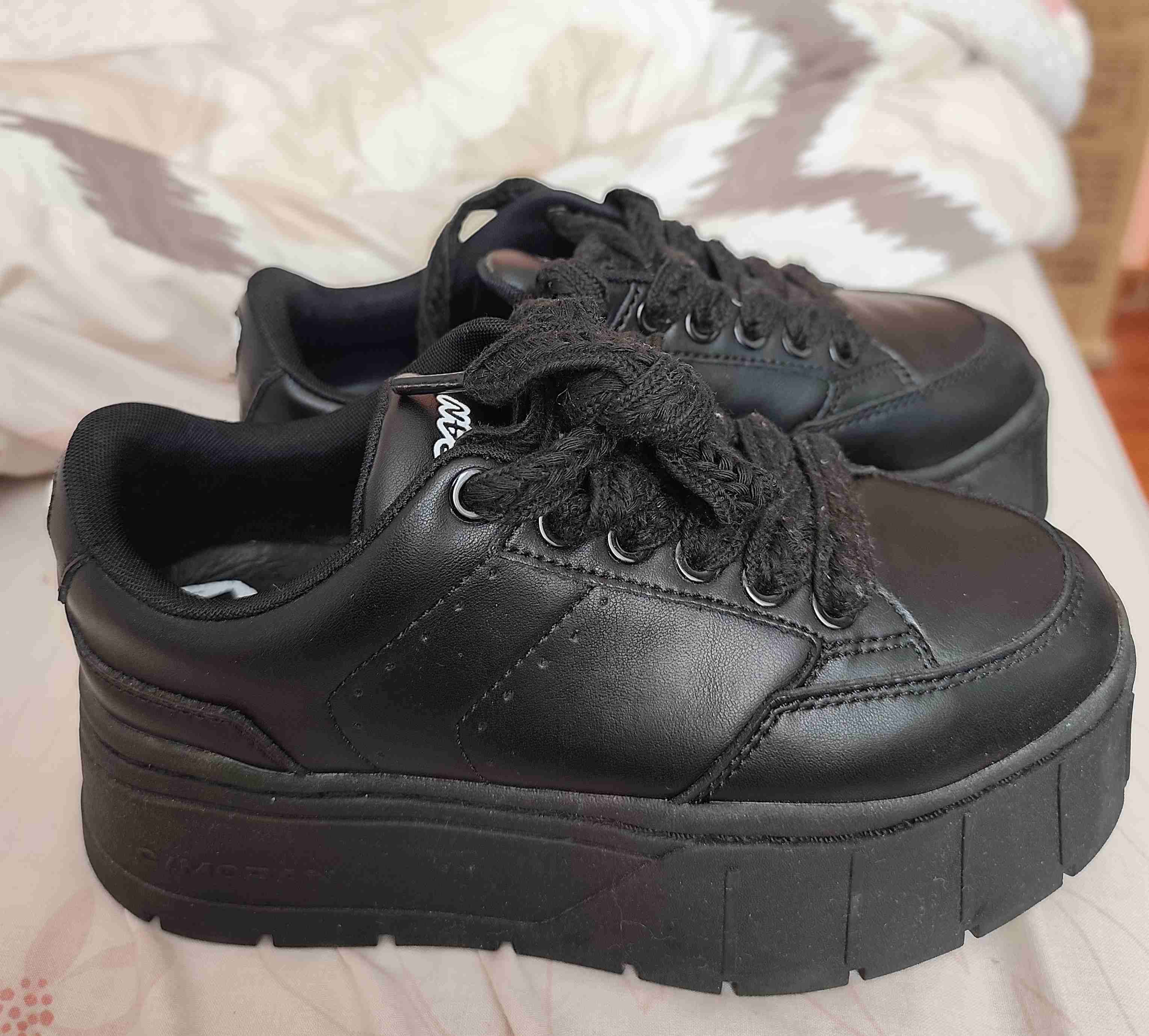 Botines negros forrados / Zapatos C-Moran - miniatura 3