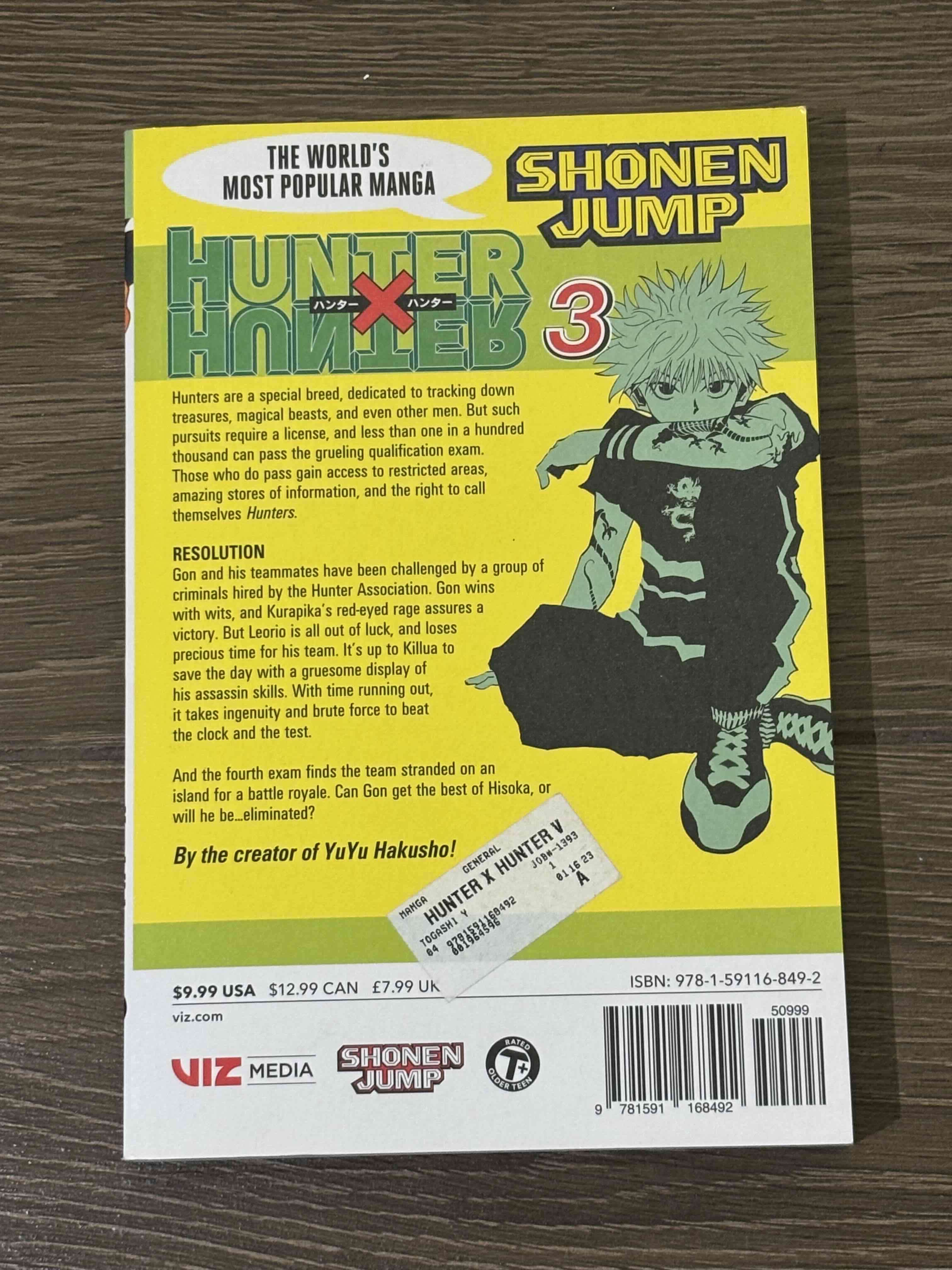 Manga Hunter x Hunter Vol 3 - miniatura 2