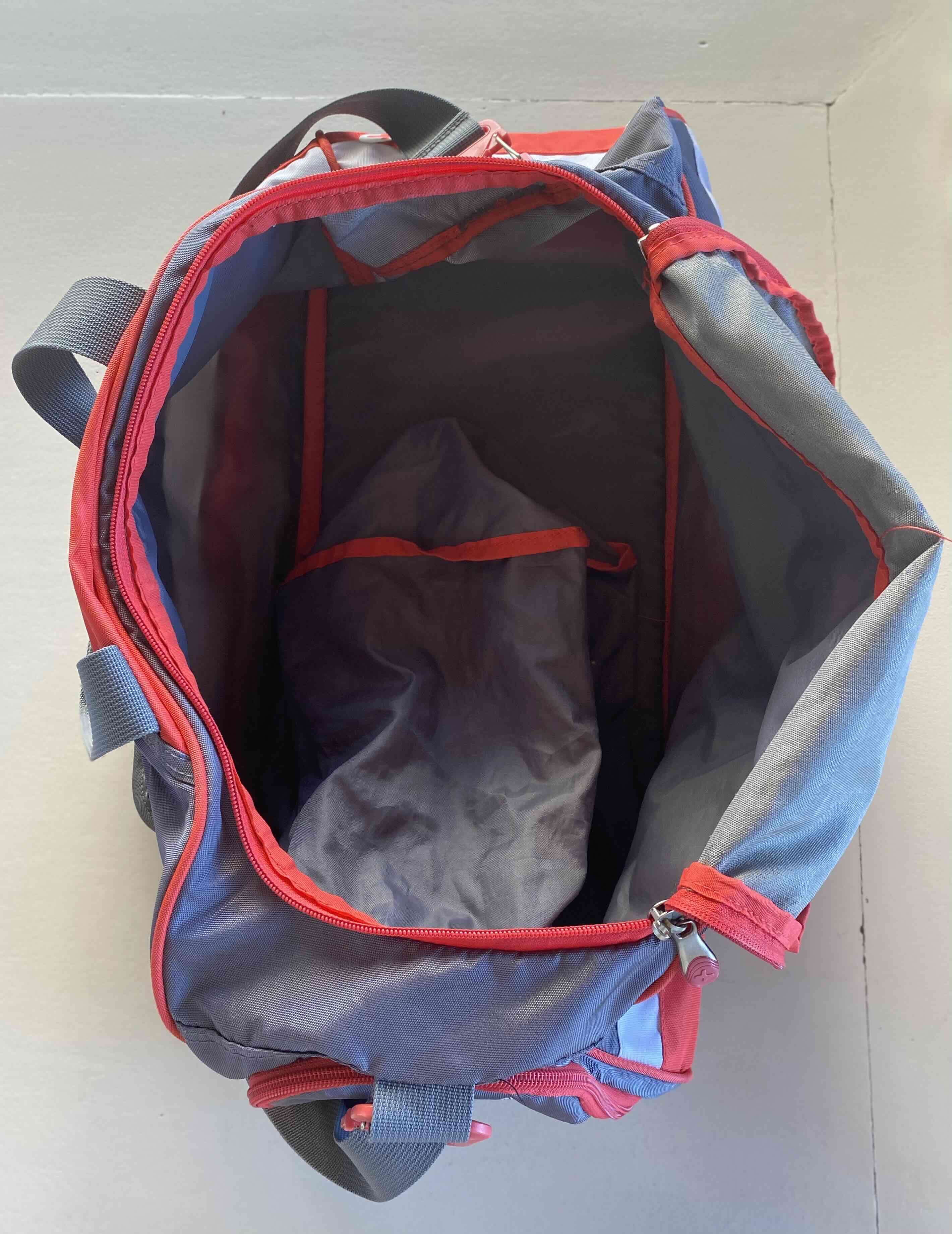 Bolso deportivo Saxoline  Xtrem rojo y gris - miniatura 3