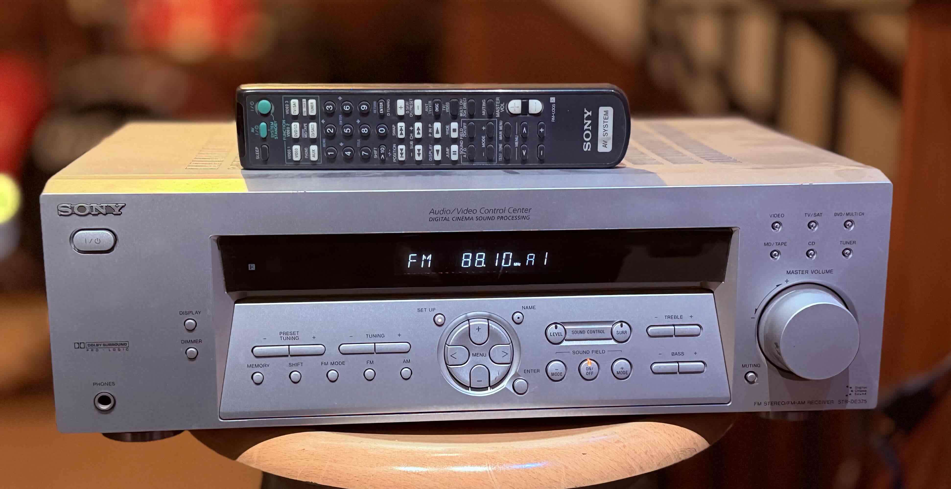 Receptor AV Sony con control remoto - miniatura 1