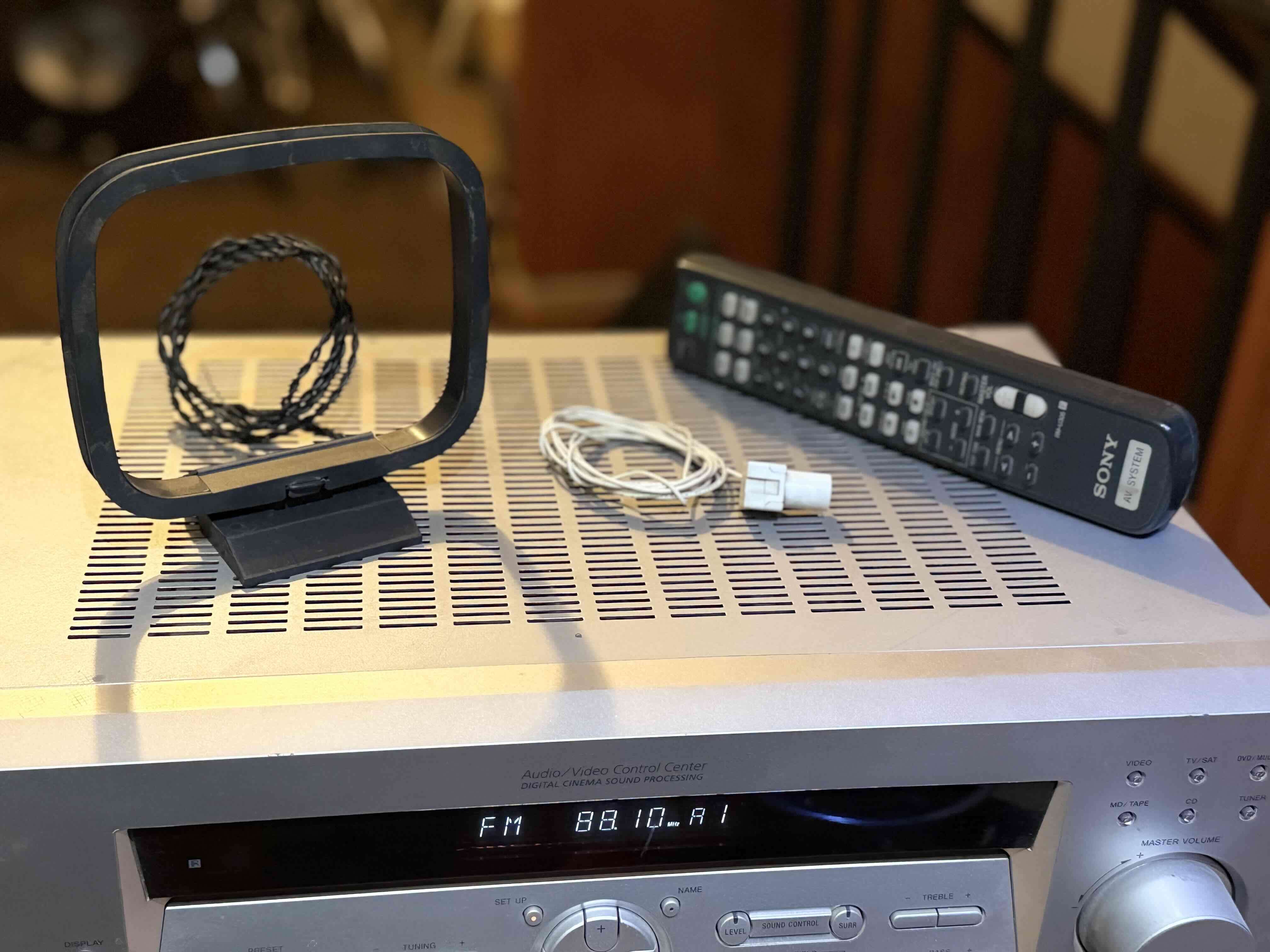 Receptor AV Sony con control remoto - miniatura 3